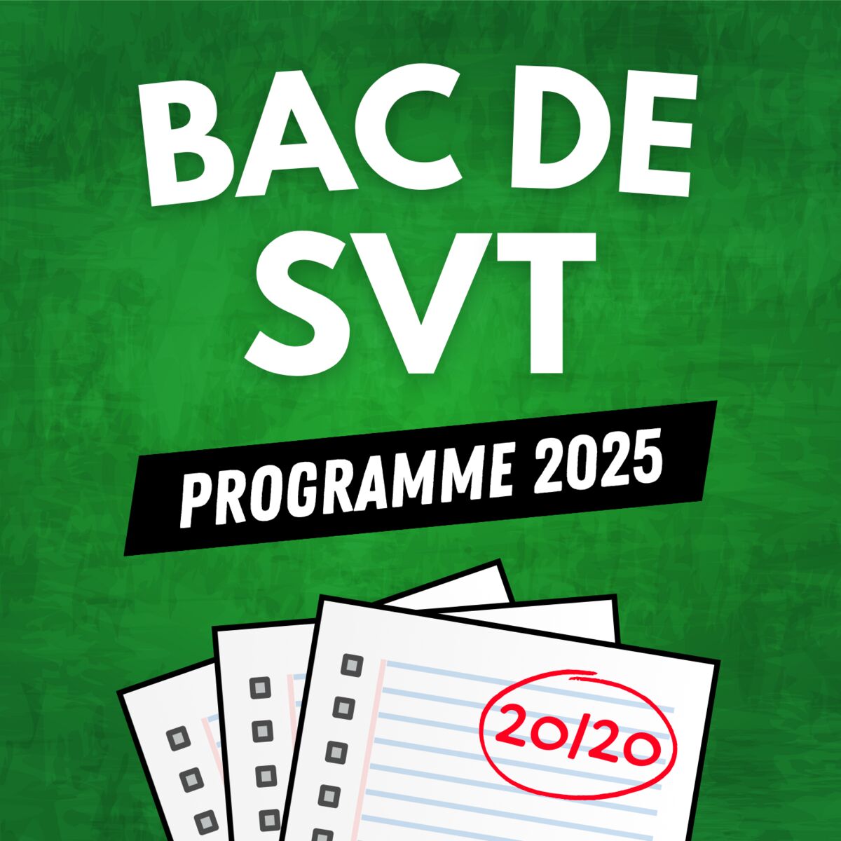 Show cover of Bac de SVT (Programme 2025)