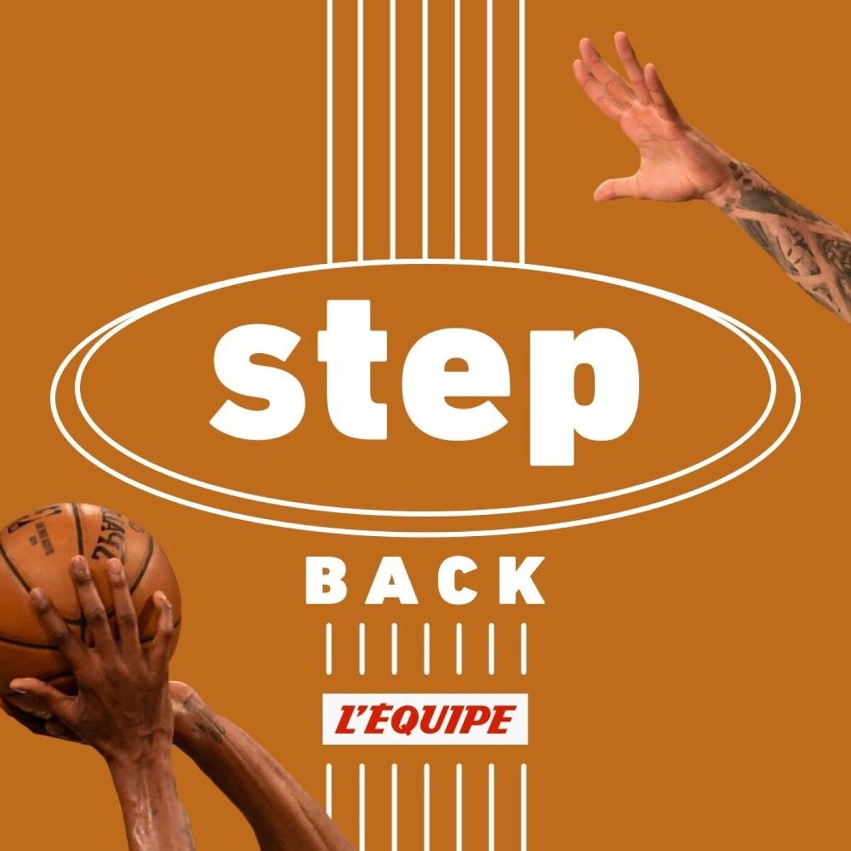 Show cover of Step back, le podcast basket de L'Équipe