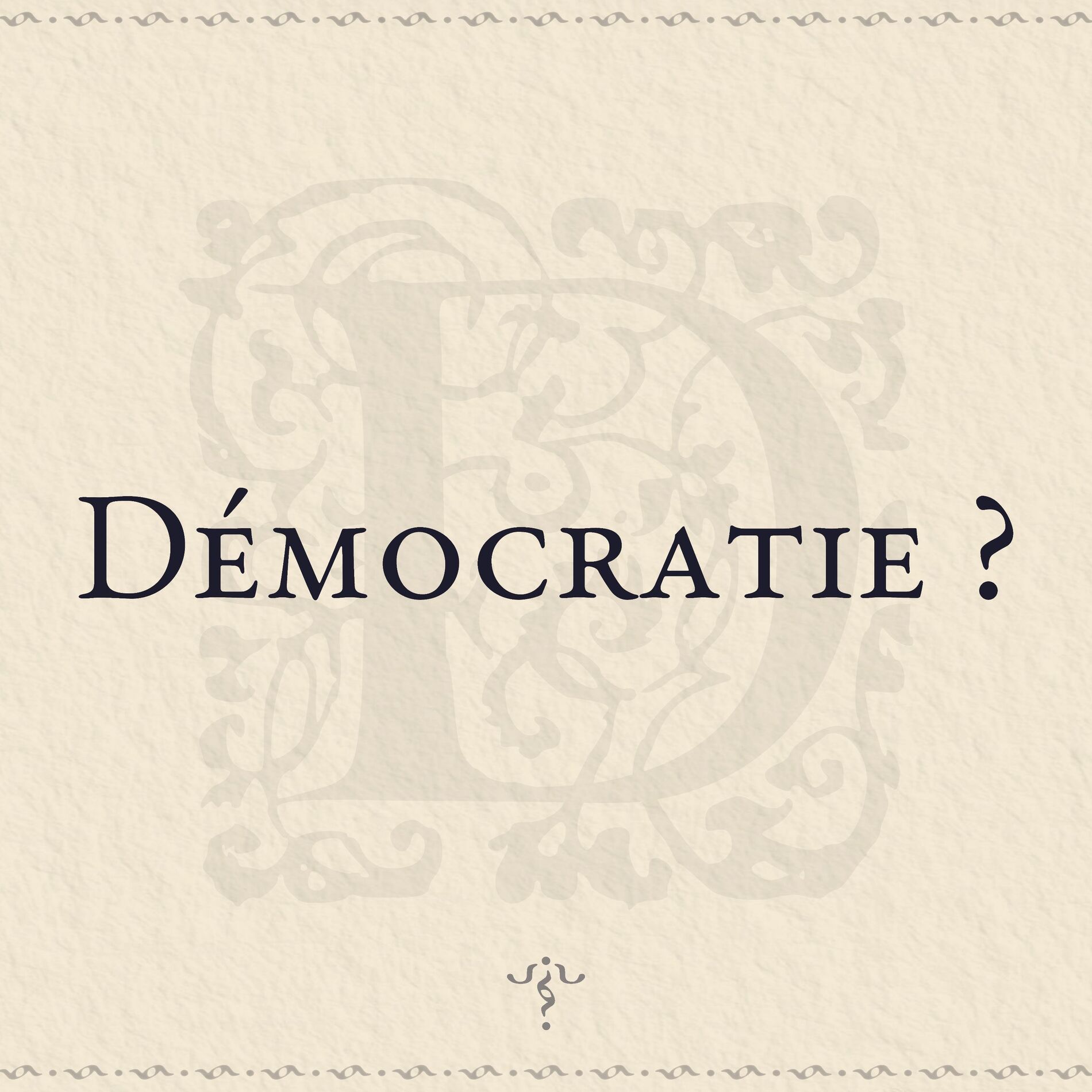 Show cover of Démocratie ?