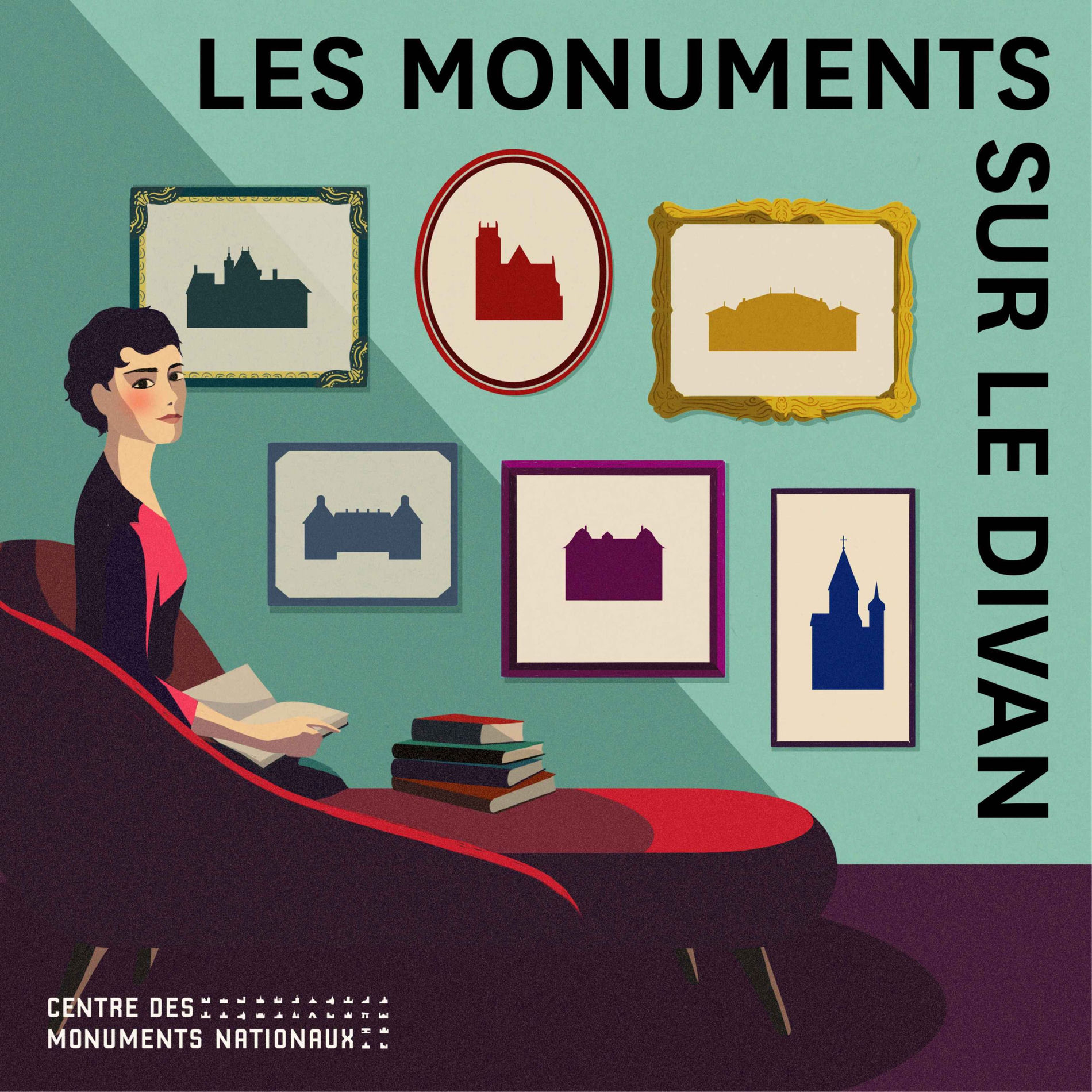 Show cover of Les monuments sur le divan