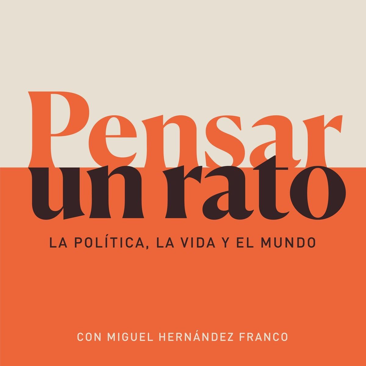 Show cover of Pensar un Rato