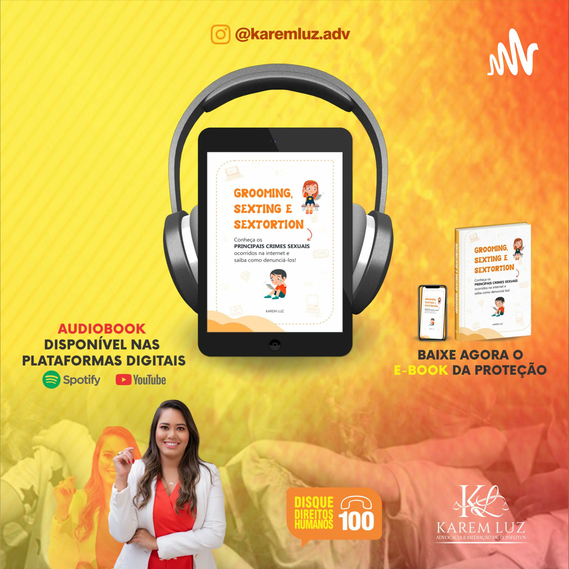 Show cover of Audiobook: Proteção Infantil na Internet - Advogada Karem Luz