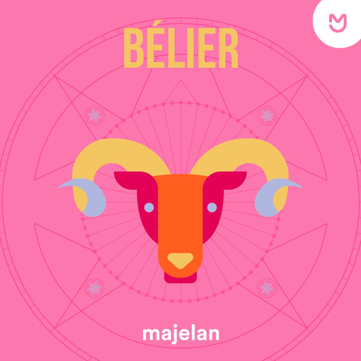Show cover of Bélier - L'horoscope majelan