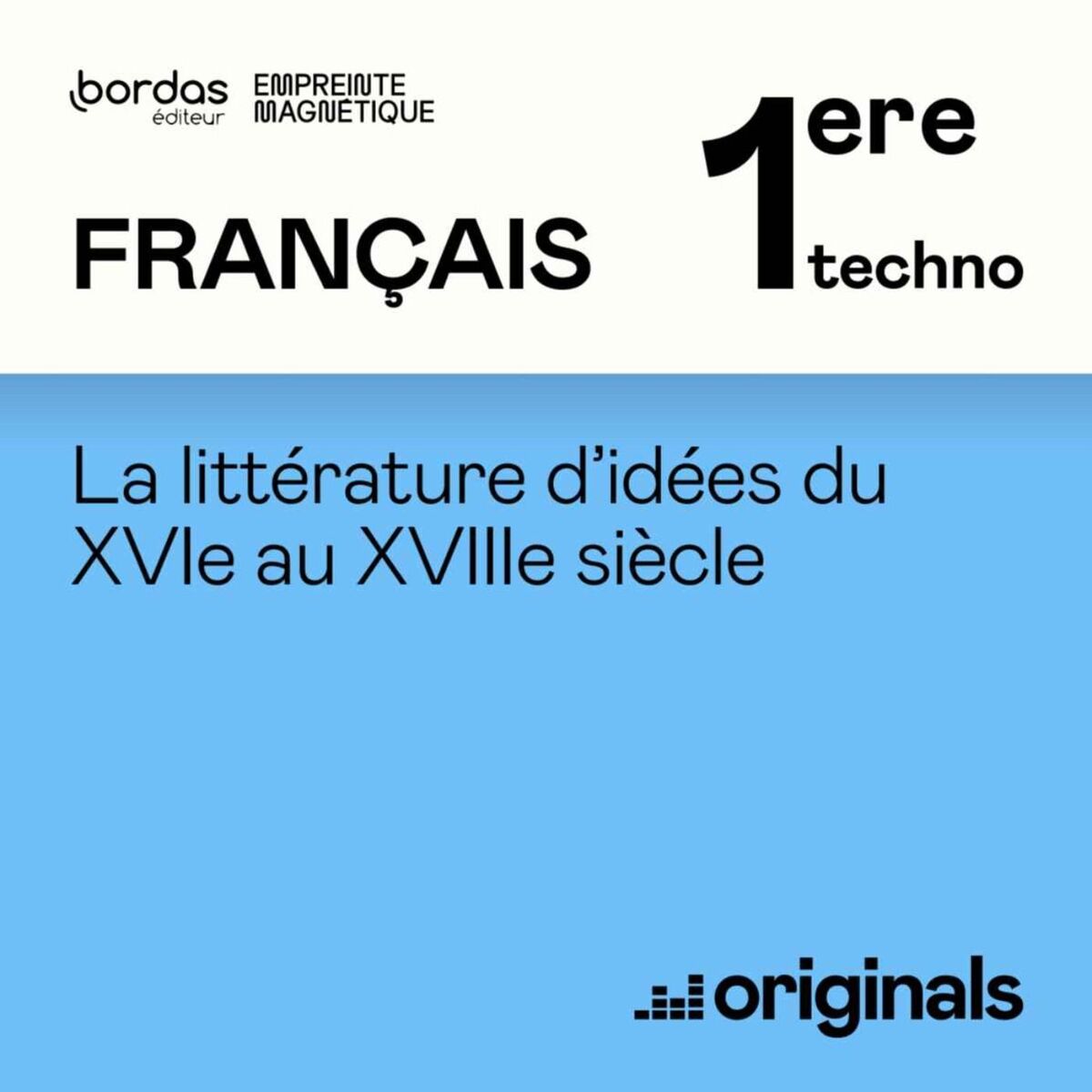 Show cover of La littérature d'idées du XVIe au XVIIIe siècle