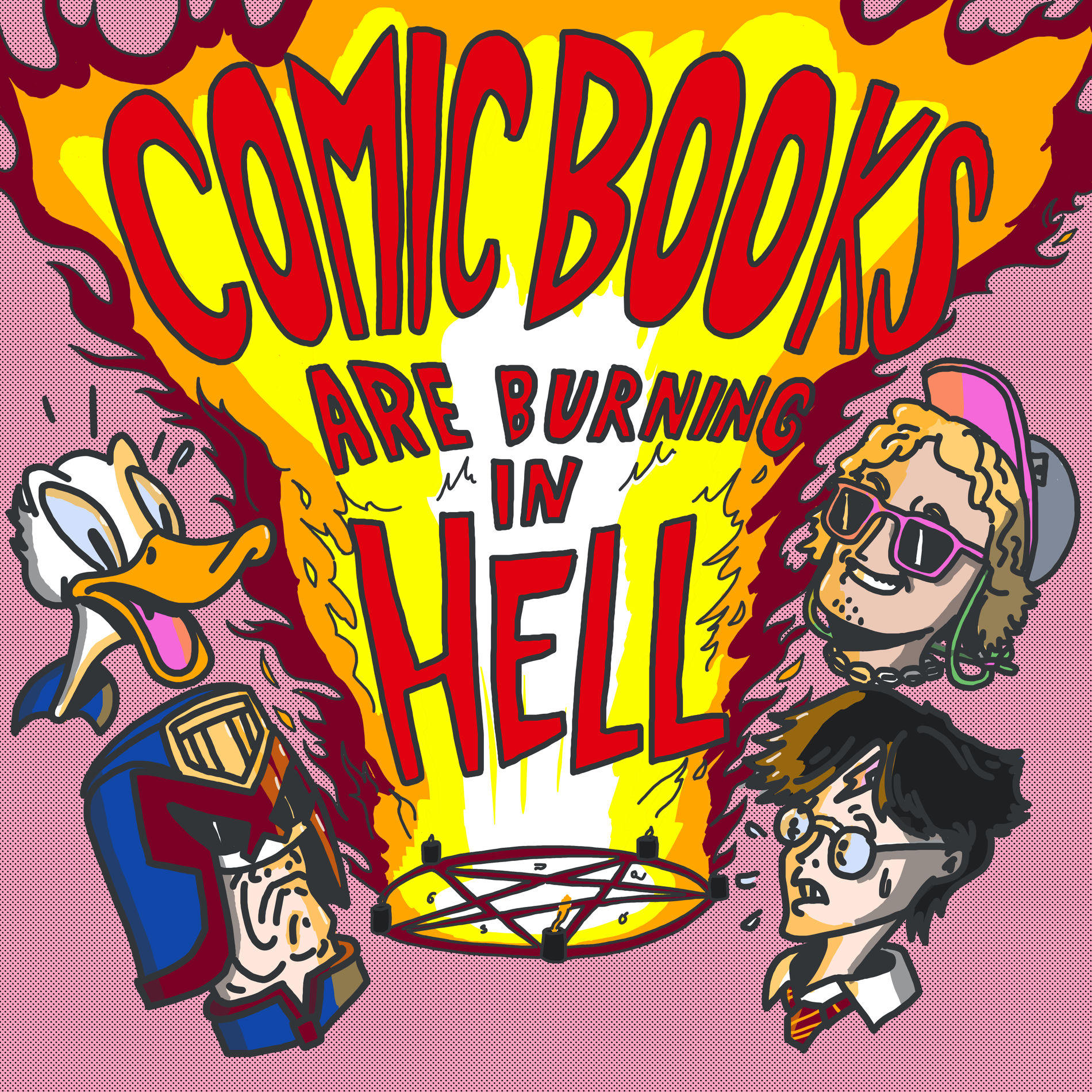 Show cover of Comic Books Are Burning In Hell