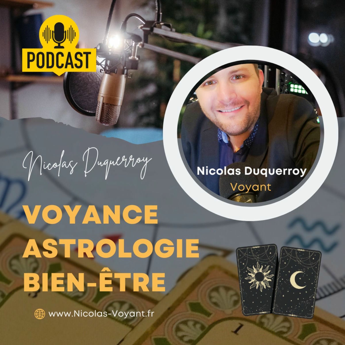 Show cover of Nicolas Duquerroy - Voyance, Tarologie, Astrologie et Bien-Être