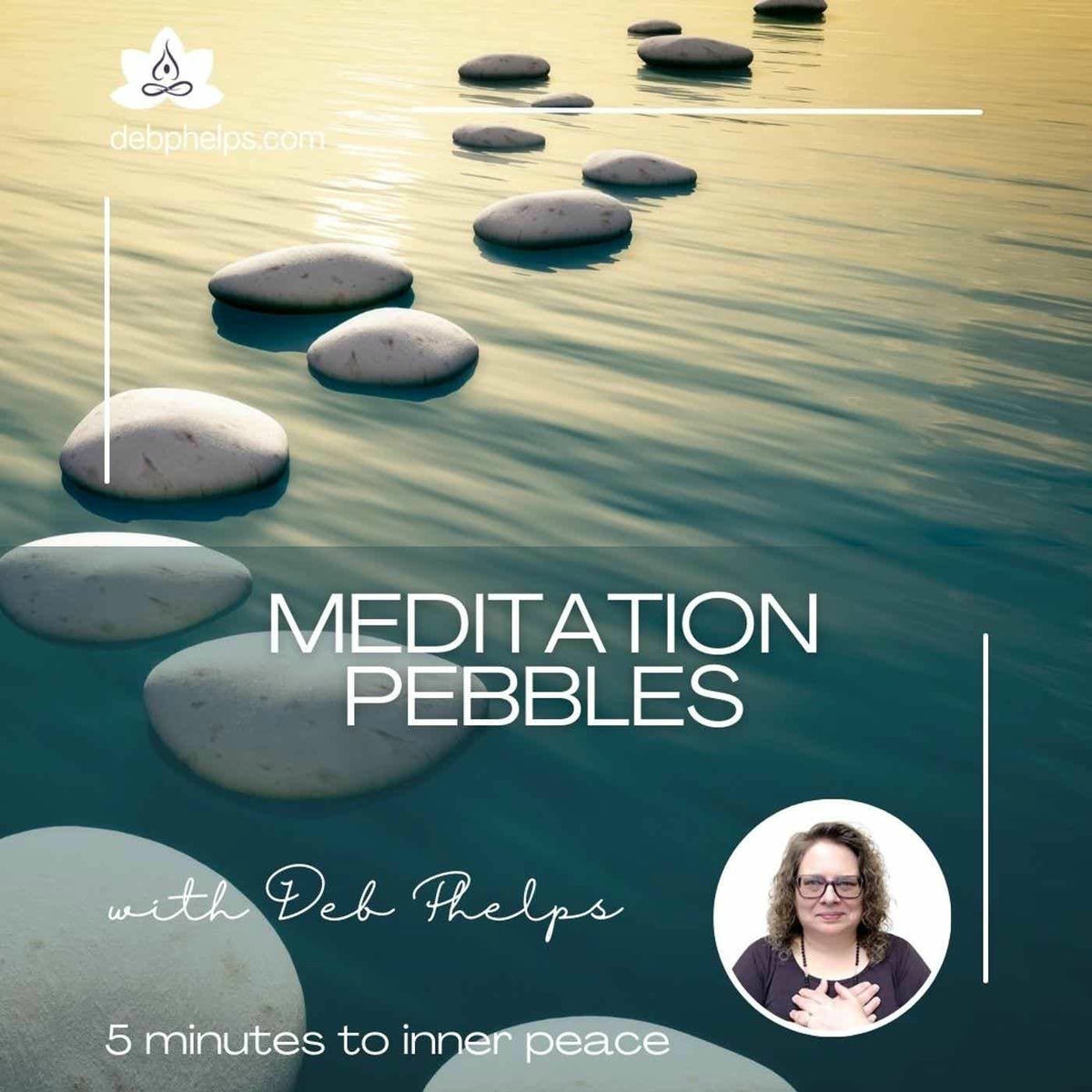 Show cover of Meditation Pebbles: 5 Minutes to Inner Peace