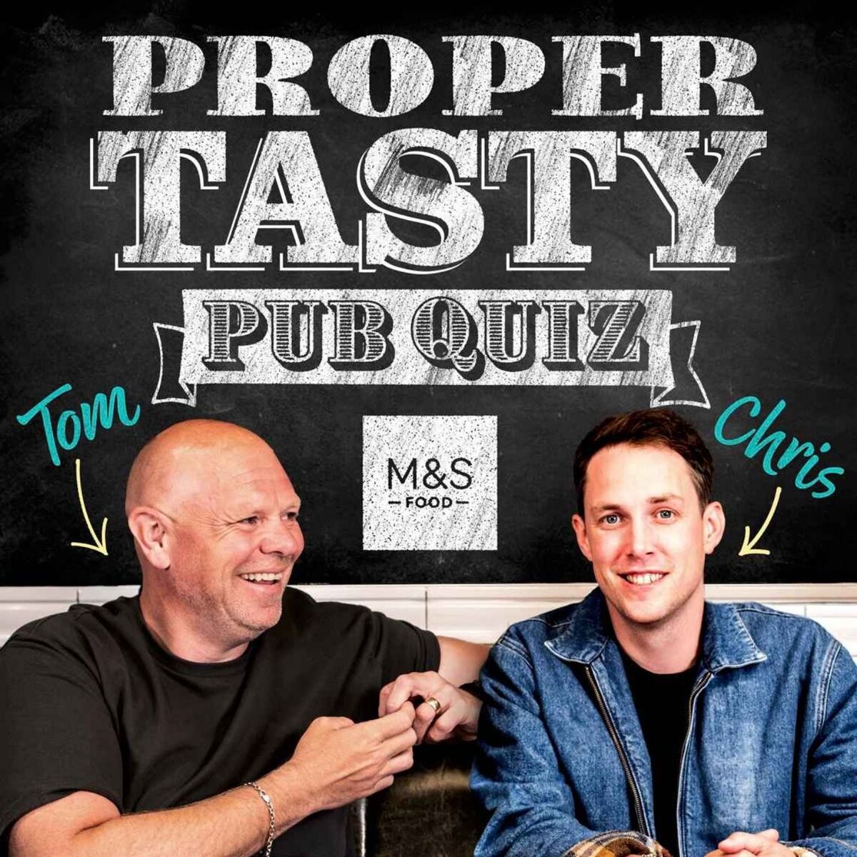 Show cover of Proper Tasty with Tom Kerridge and Chris Stark