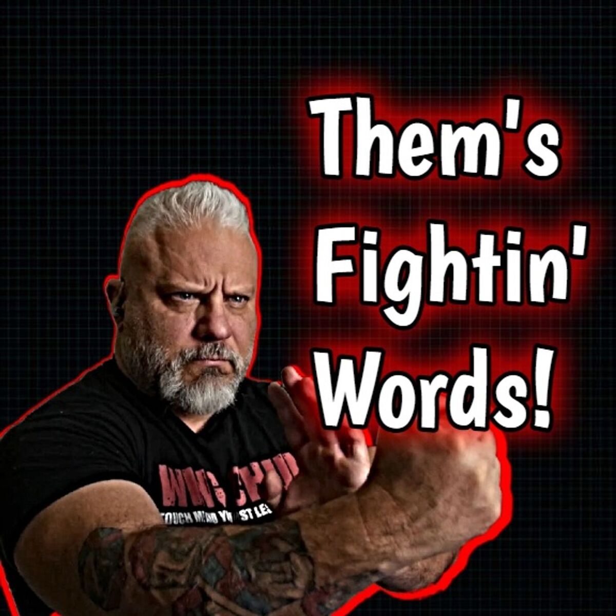 Show cover of Them's Fightin' Words Martial Arts Talk