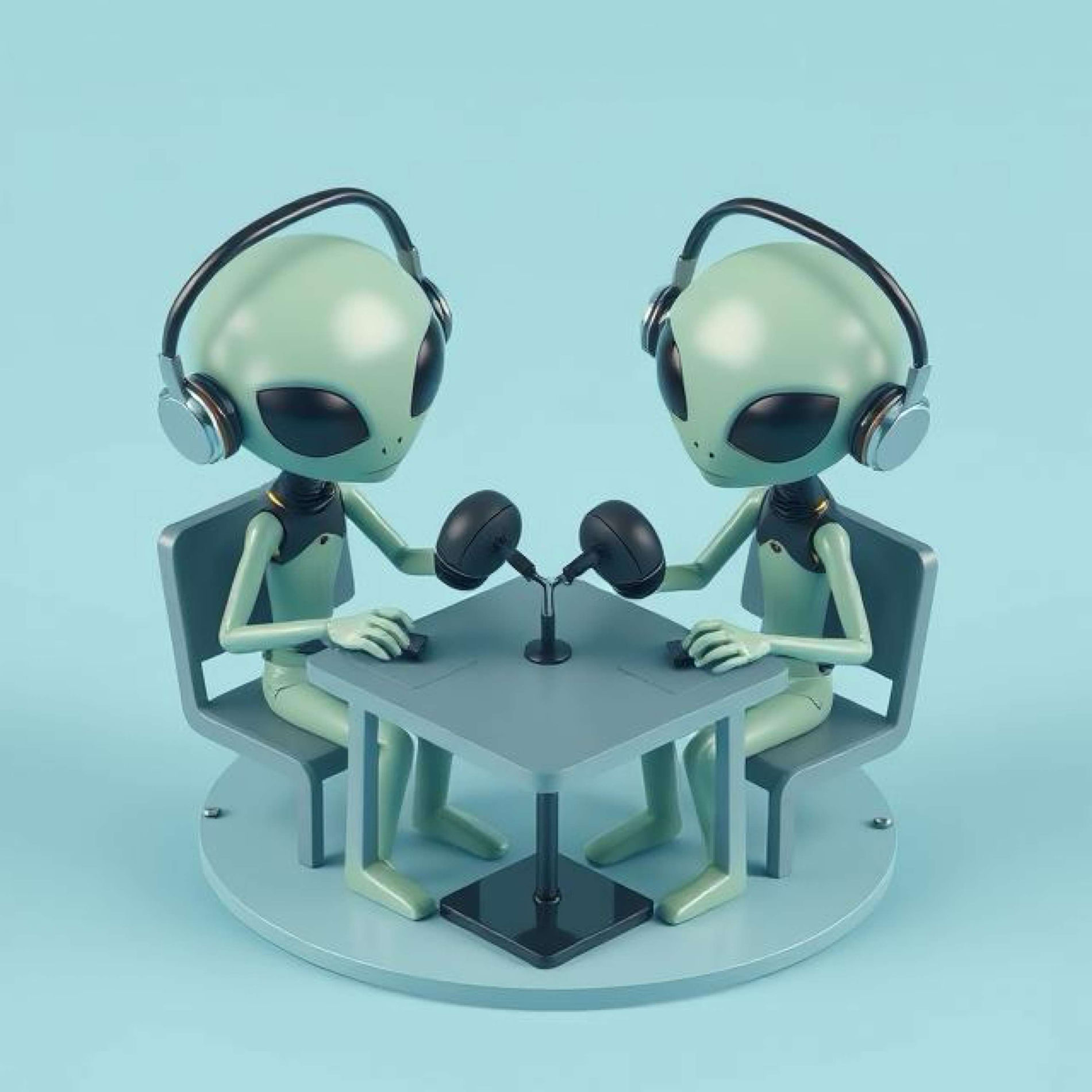 Show cover of Two Aliens - Biographies, True Crime, Music, Film, TV, Pop Culture and much more with 'Two Aliens'