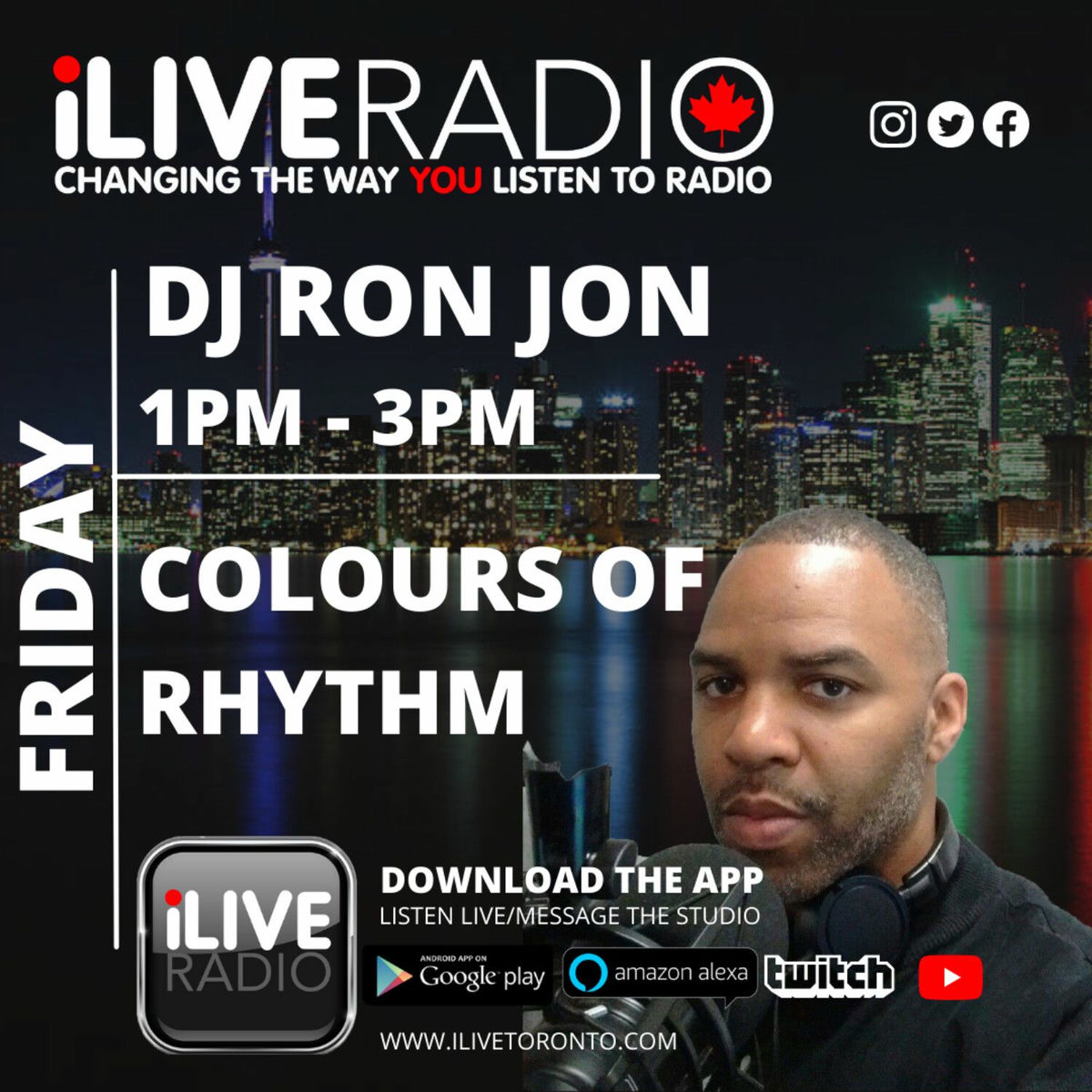 Show cover of Colours Of Rhythm w/ DJ Ron Jon