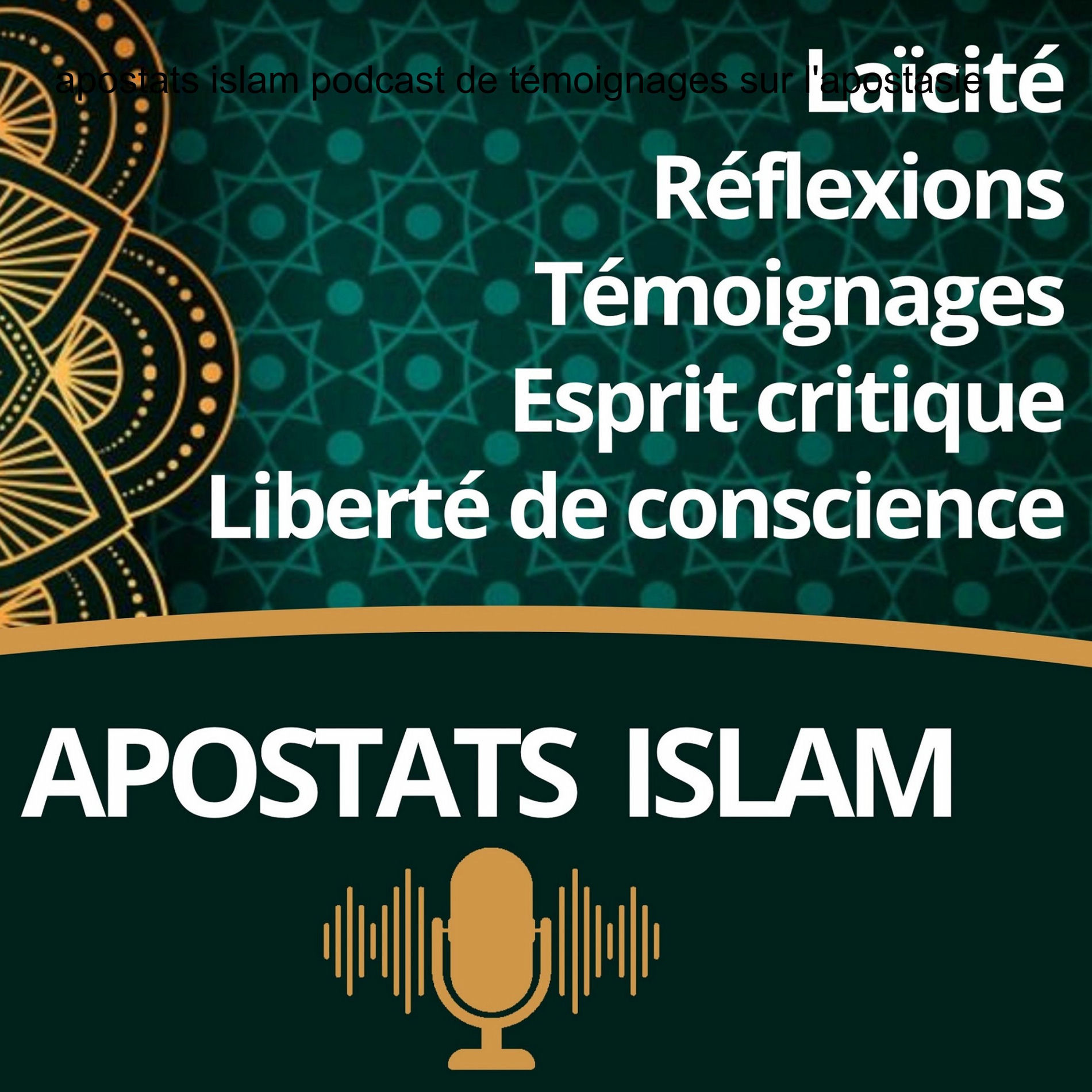 Show cover of Apostats islam - témoignages d’ex musulmans au sujet de l’apostasie