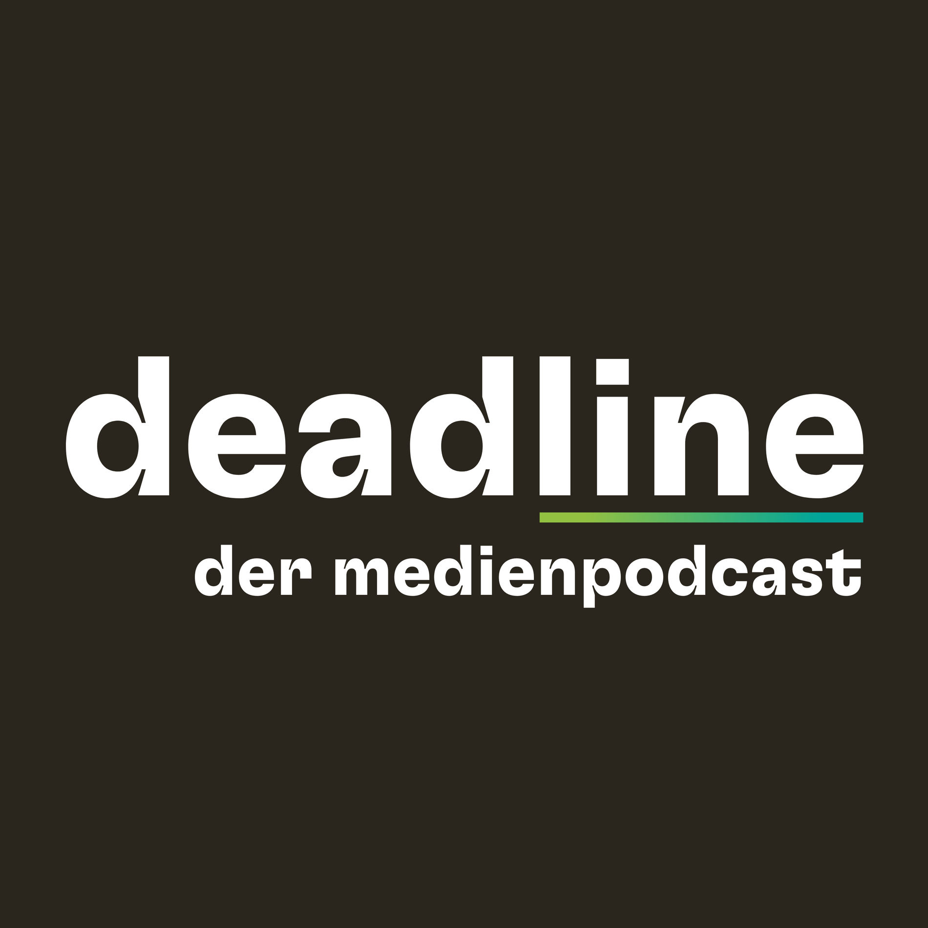 Show cover of deadline. der medienpodcast
