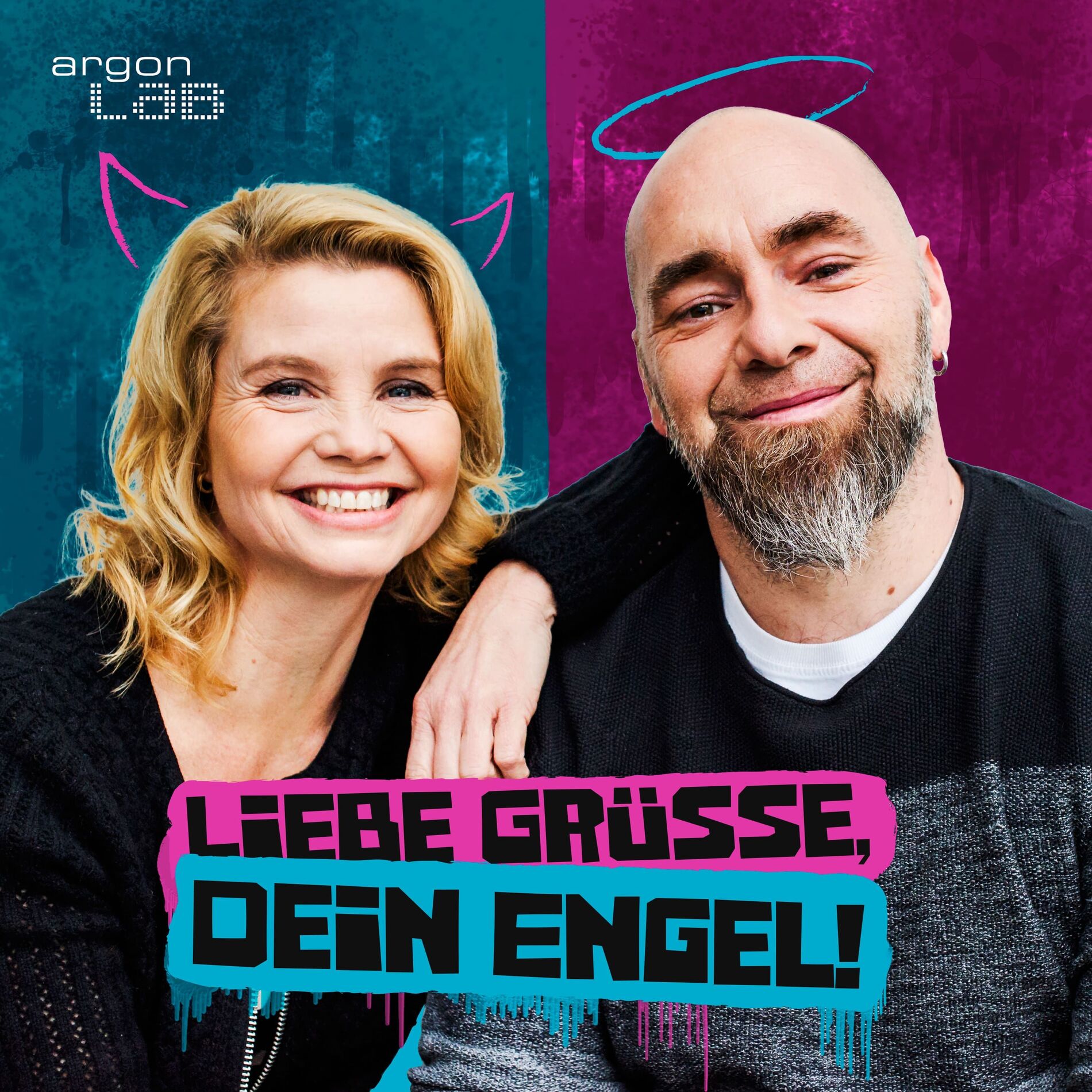 Show cover of Liebe Grüße, Dein Engel! – Annette Frier und Kai Lüftner schreiben sich Briefe