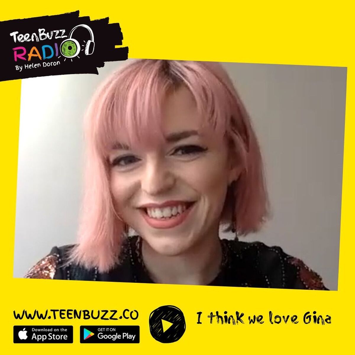 Show cover of Gina Larner on TeenBuzz Radio