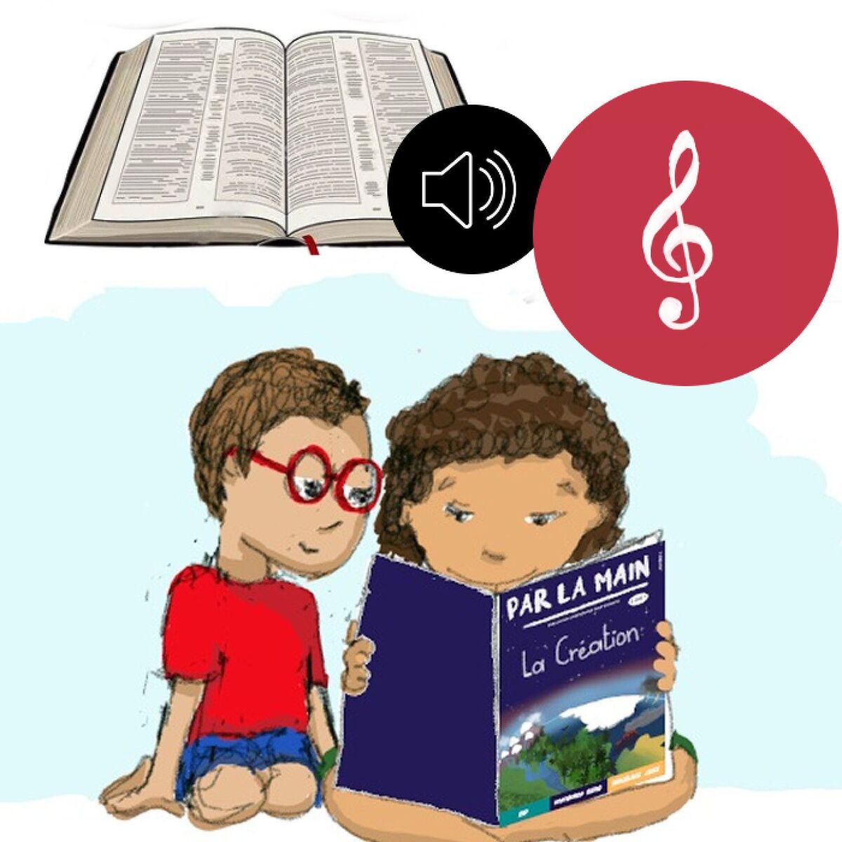Show cover of Lecture dans la Bible pour les enfants