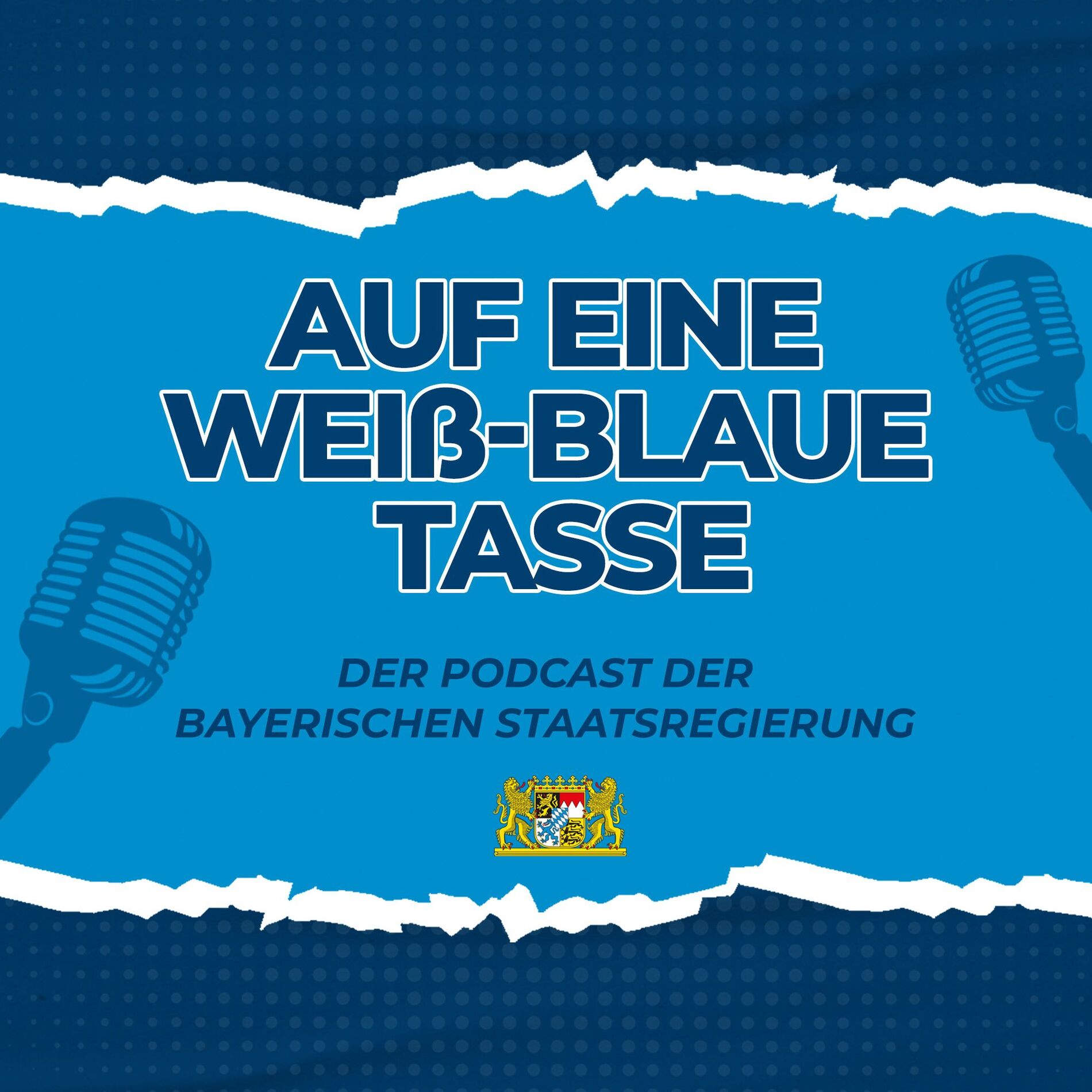 Show cover of Auf eine weiß-blaue Tasse