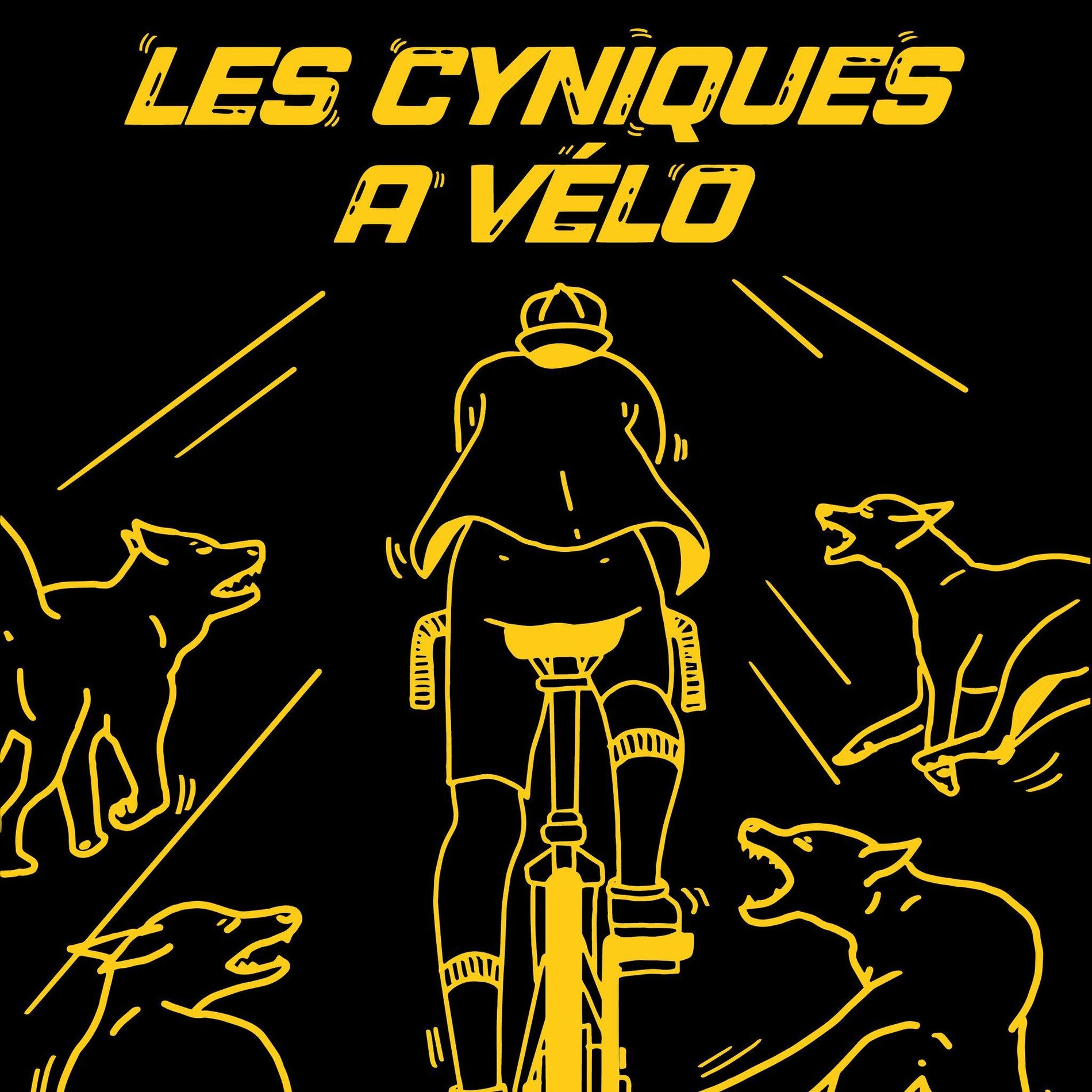 Show cover of Les cyniques à vélo