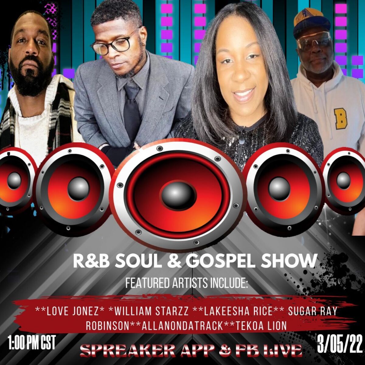 Show cover of R&B SOUL & GOSPEL SHOW