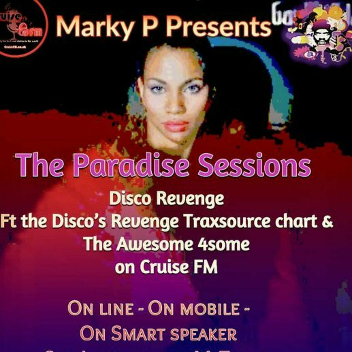 Listen to The Paradise Sessions on Cruise FM podcast Deezer 