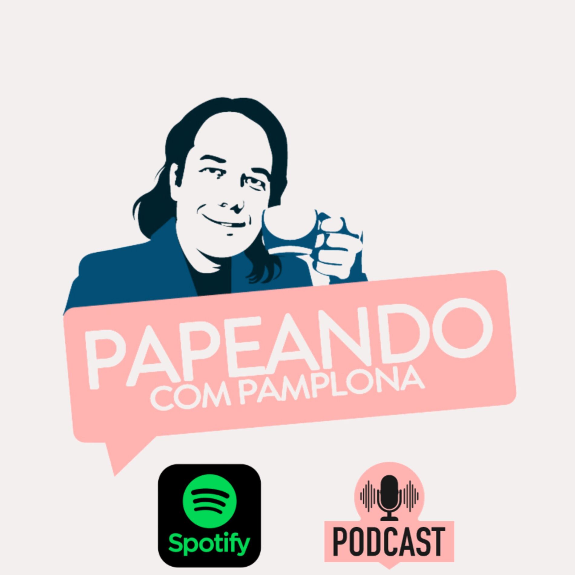 Show cover of Papeando com Pamplona