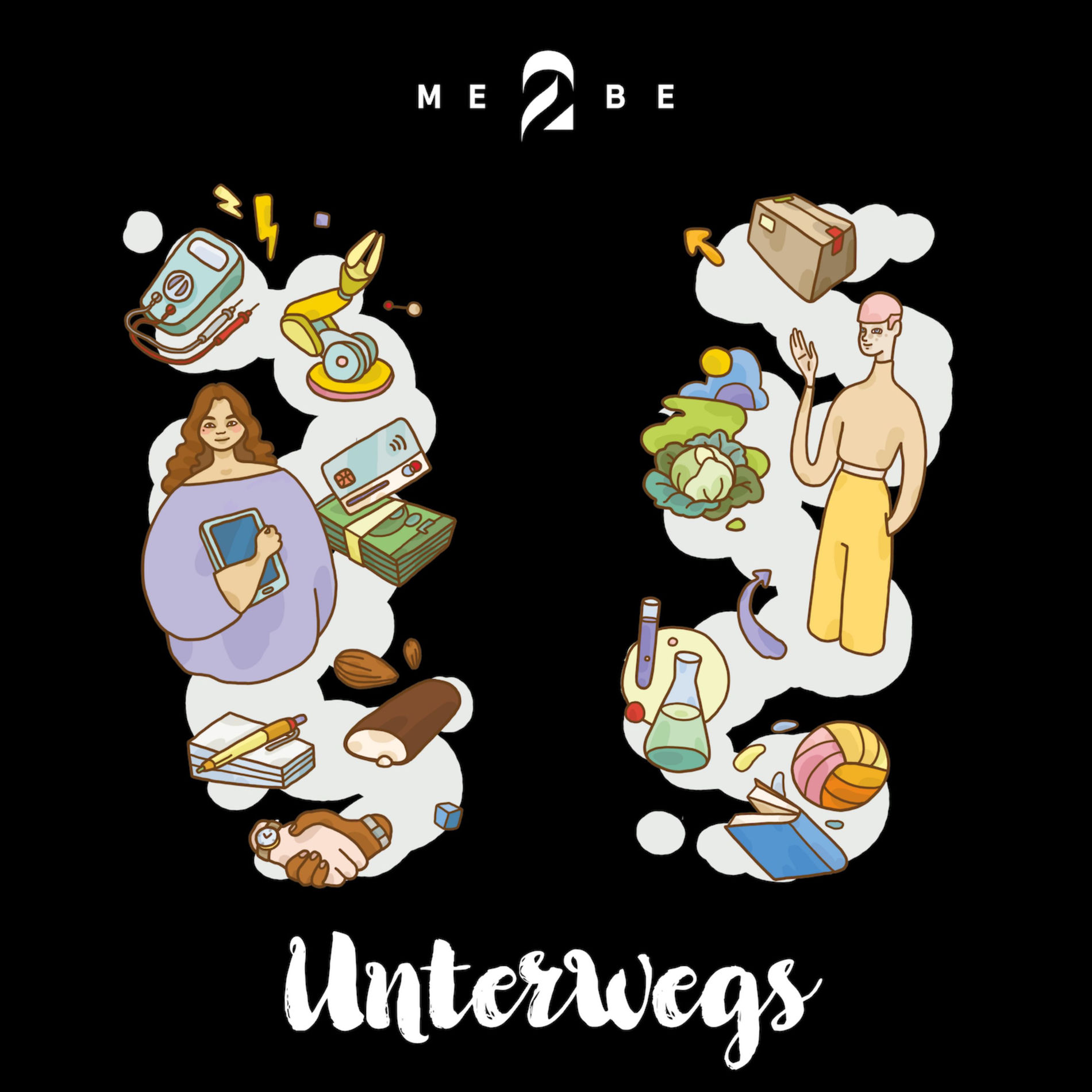 Show cover of ME2BE unterwegs … beruflichen Lebenswegen auf der Spur …