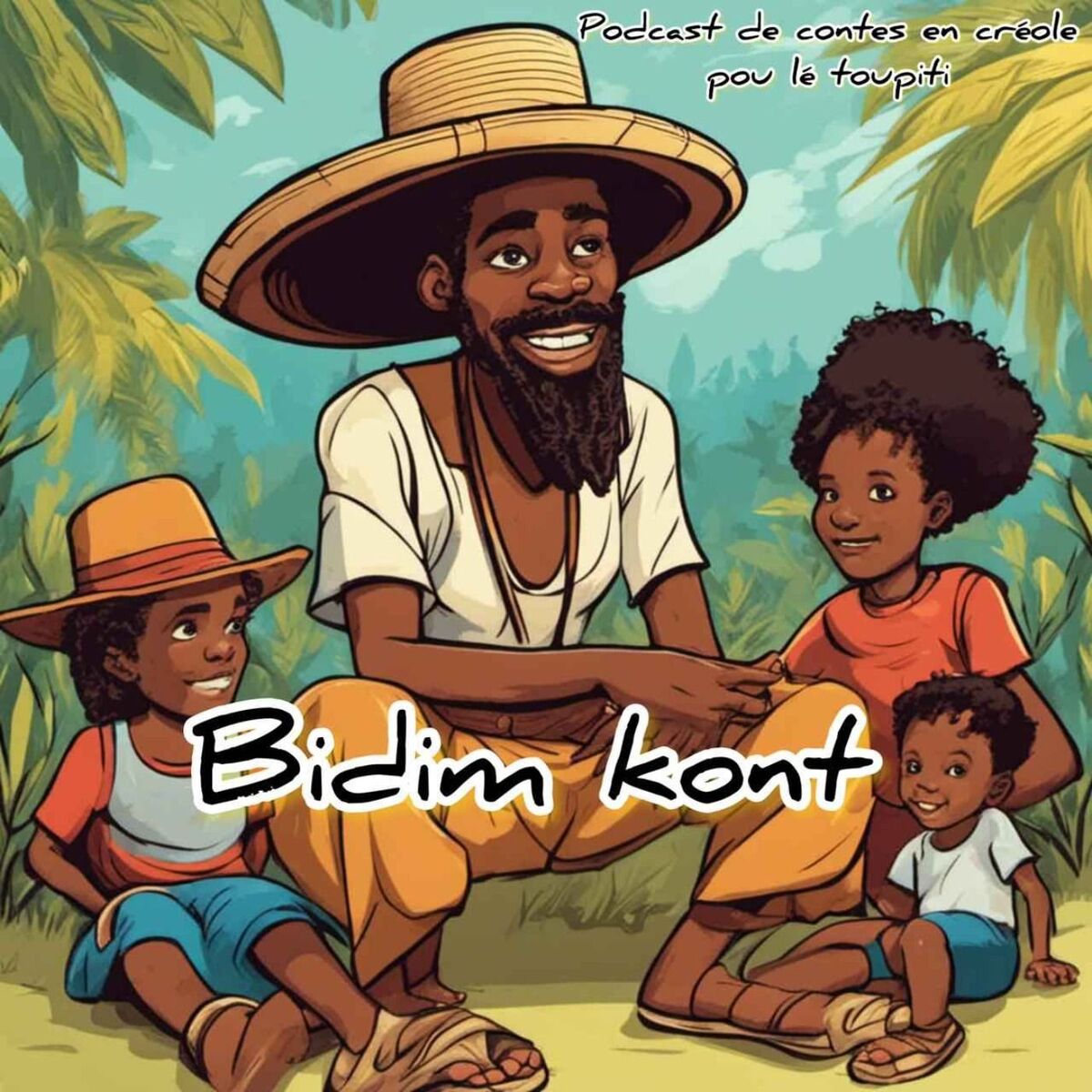 Show cover of Bidim kont ( Histoires & contes Antillais en créole )