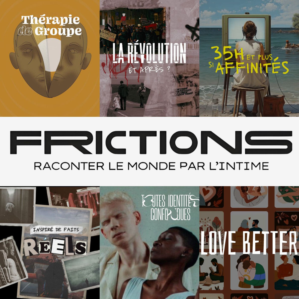 Show cover of FRICTIONS, raconter le monde par l'intime
