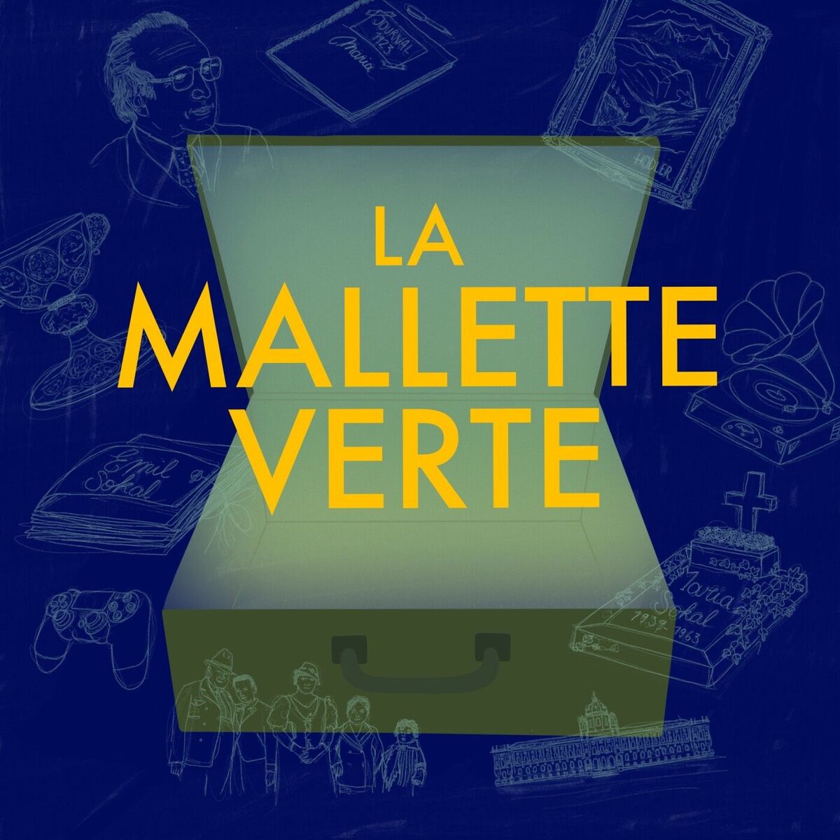 Show cover of La Mallette verte: enquête familiale au cœur de l’Histoire