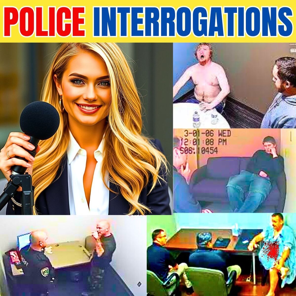 Show cover of Full Police Interrogations, 911 Calls, and True Crime Investigations - True Crime Podcast 2025
