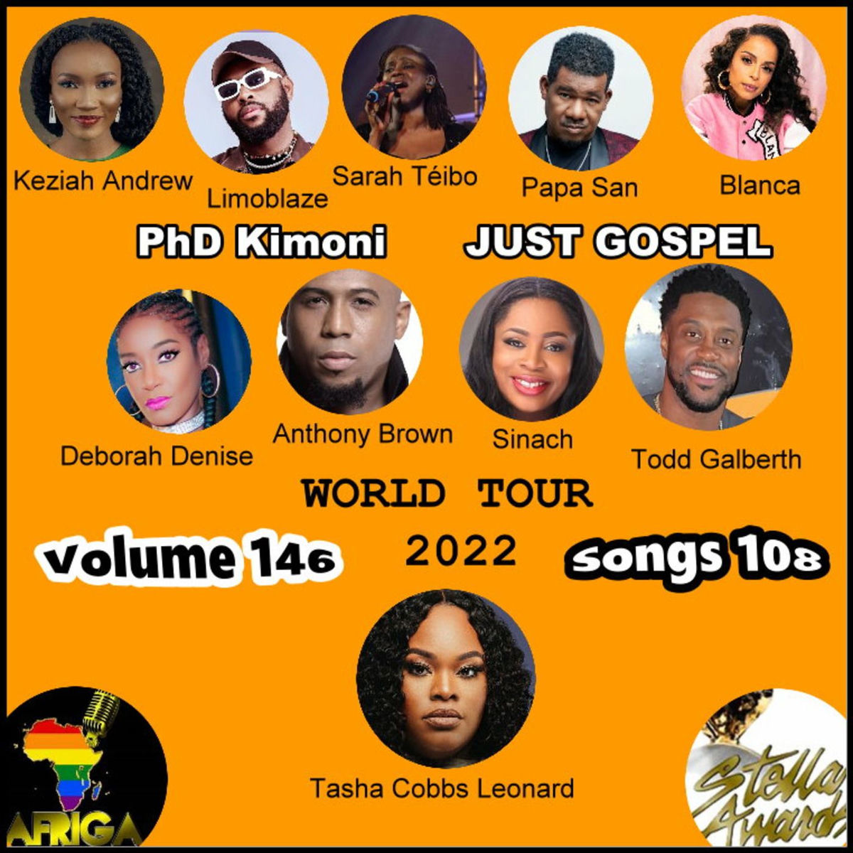 Show cover of PhD Kimoni Present JUST GOSPEL Volume 146 World Tour 10-31-22