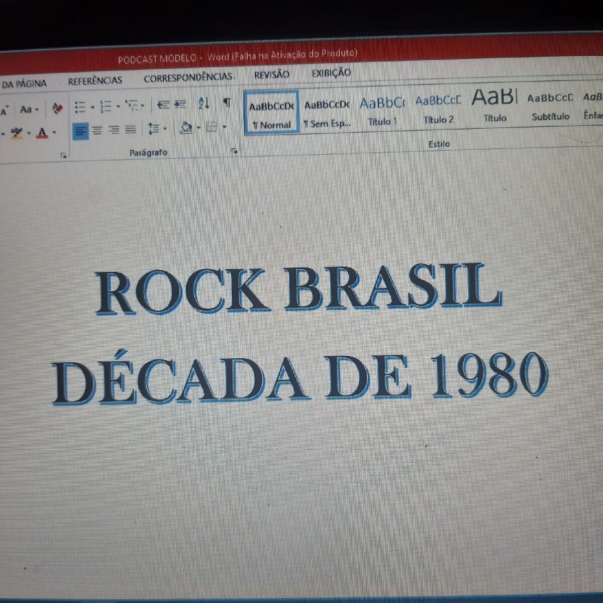 Show cover of O Rock brasileiro anos 80