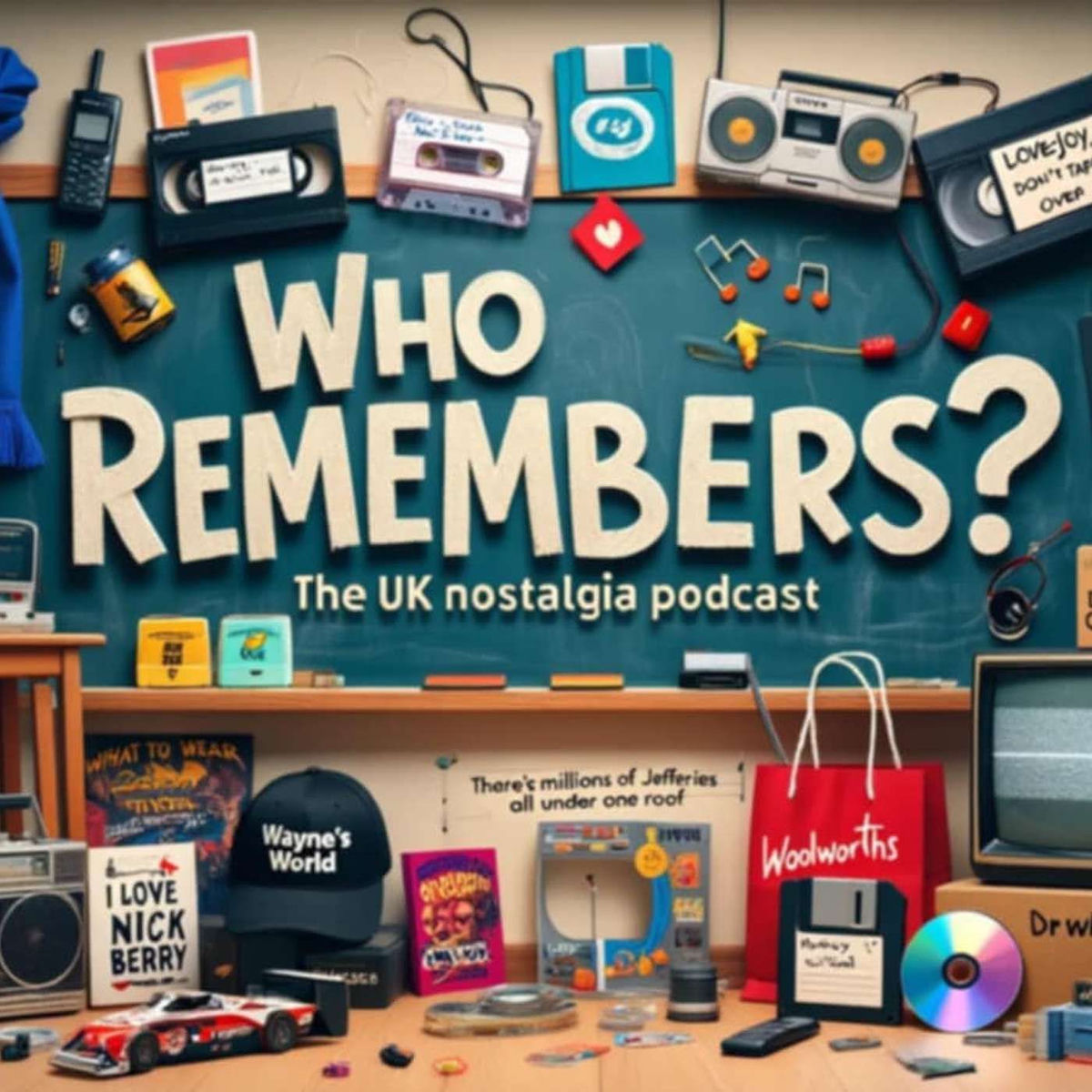 Show cover of WHO REMEMBERS? The UK Nostalgia Podcast