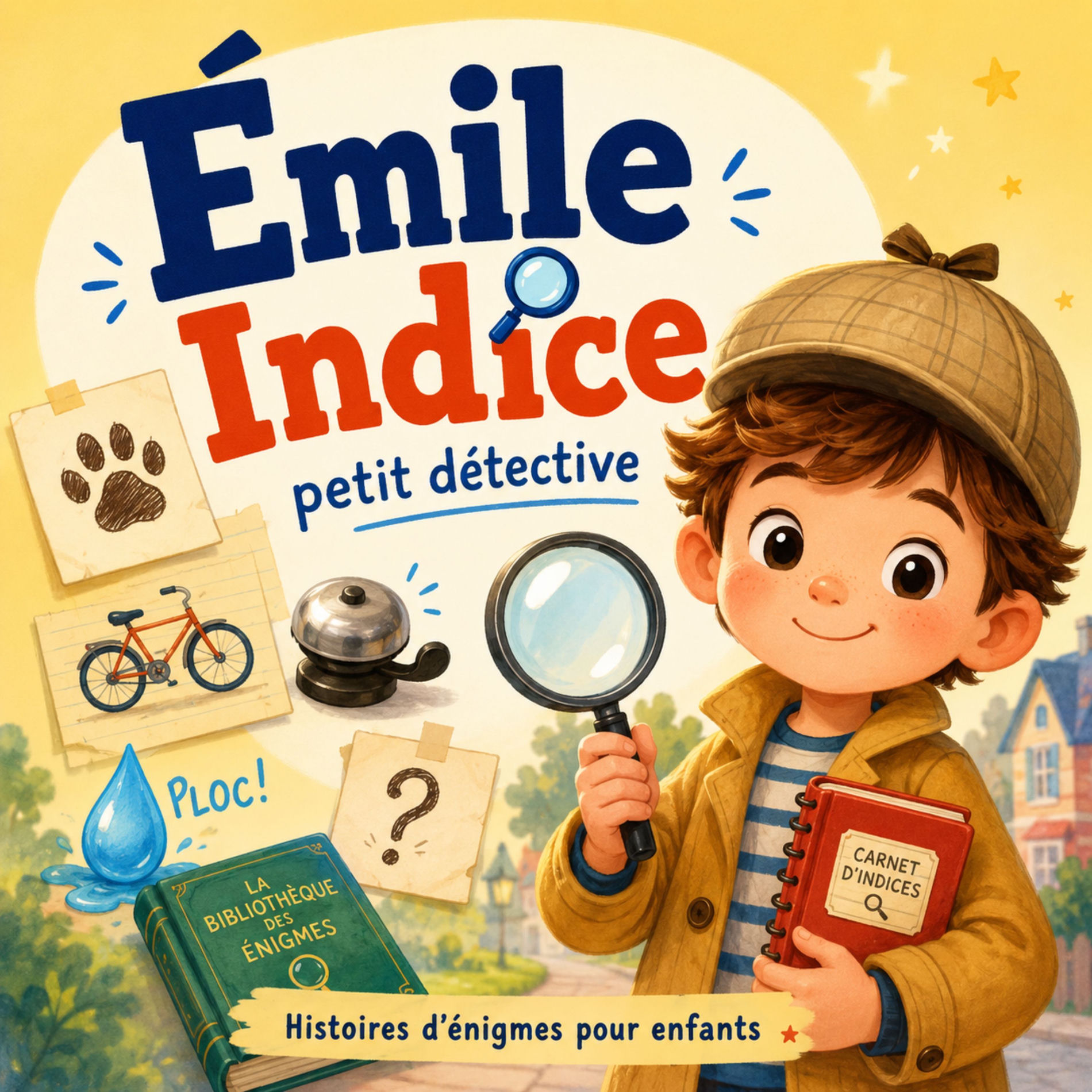Show cover of Détective Emile Indice : 100 énigmes pour enfant