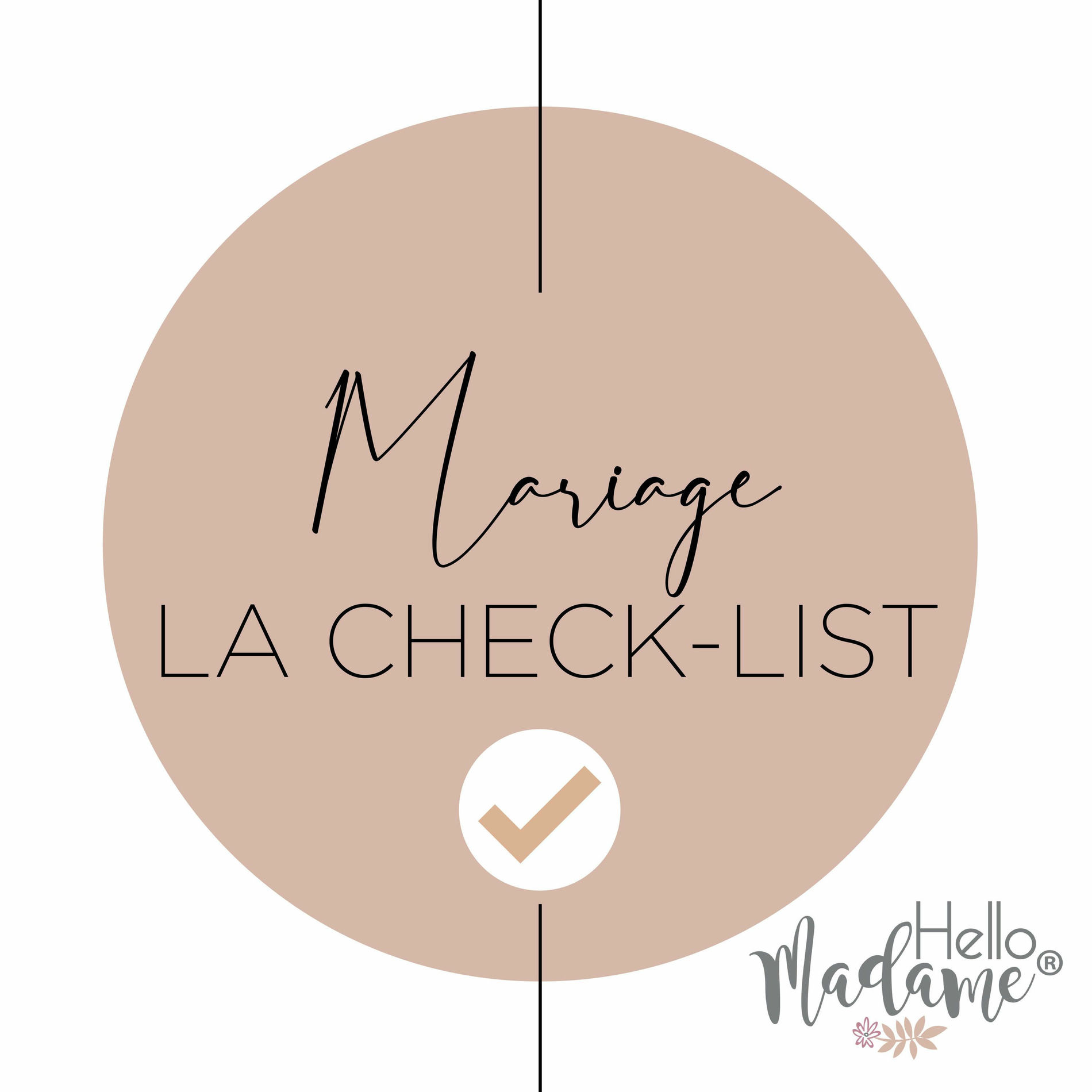 Show cover of Mariage : la check-list