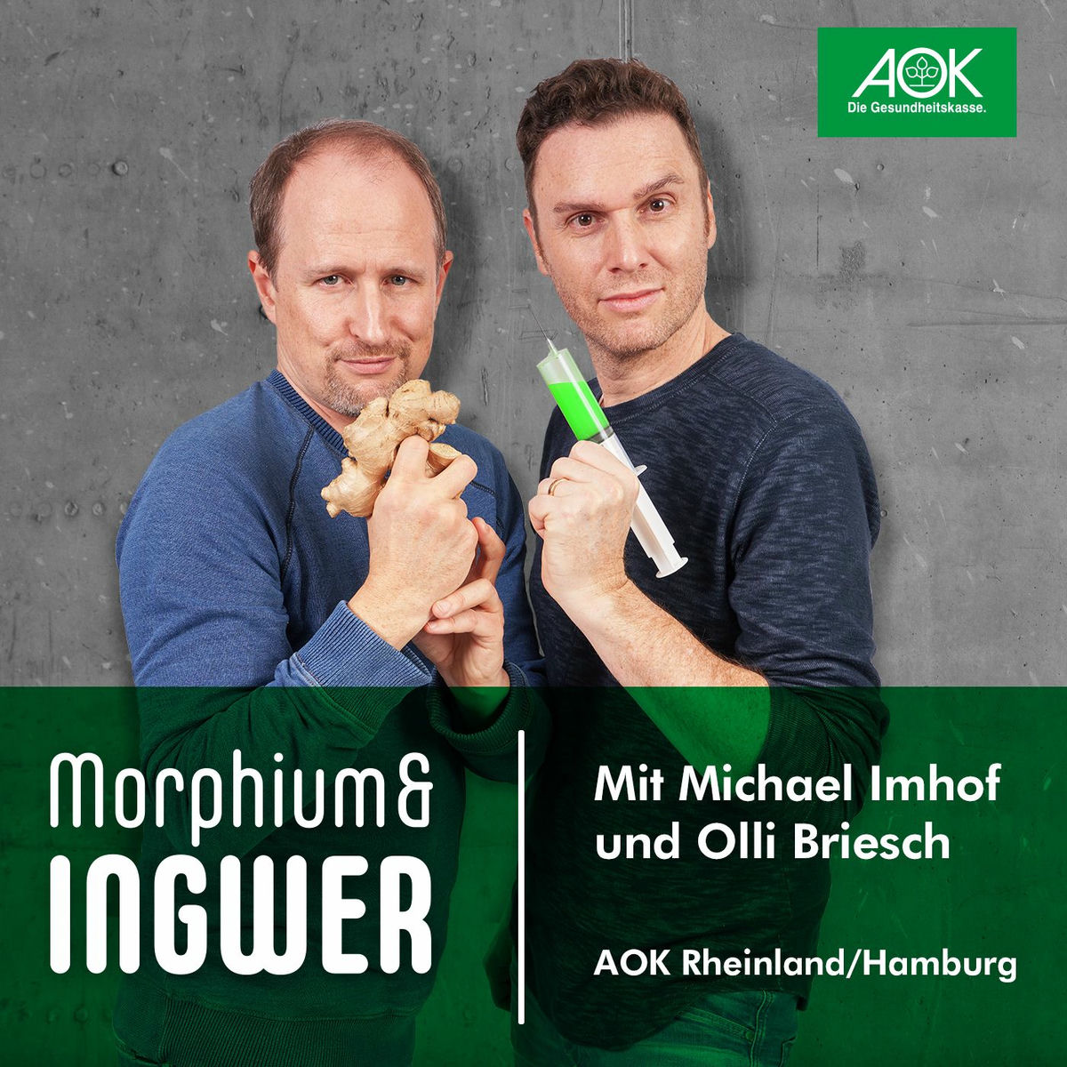Show cover of Morphium & Ingwer – der Gesundheits-Podcast der AOK Rheinland/Hamburg
