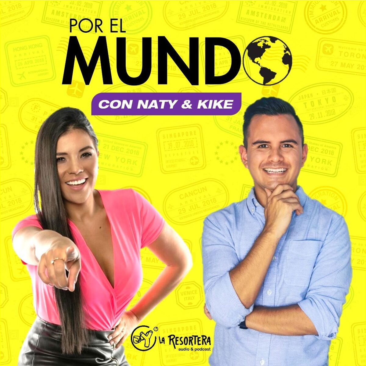 Show cover of Por el Mundo con Naty & Kike