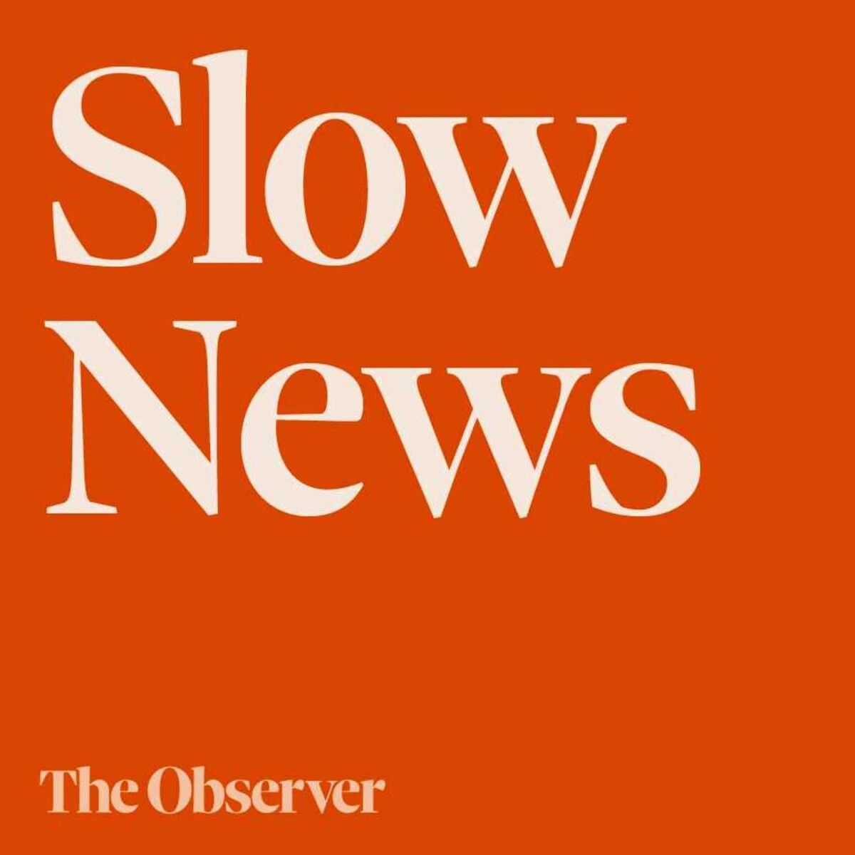 Show cover of The Slow Newscast