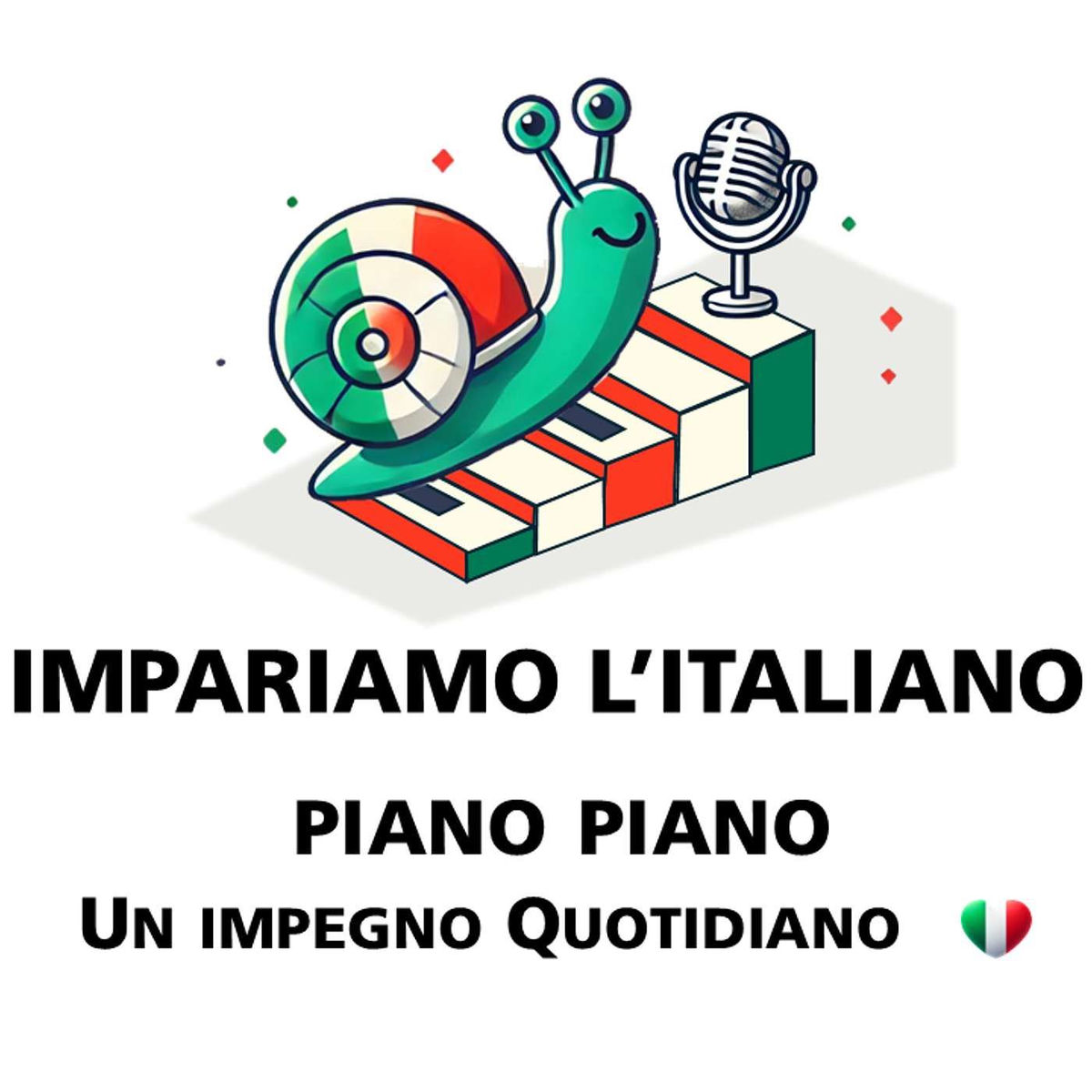Show cover of We learn Italian step by step | Impariamo l'italiano piano piano