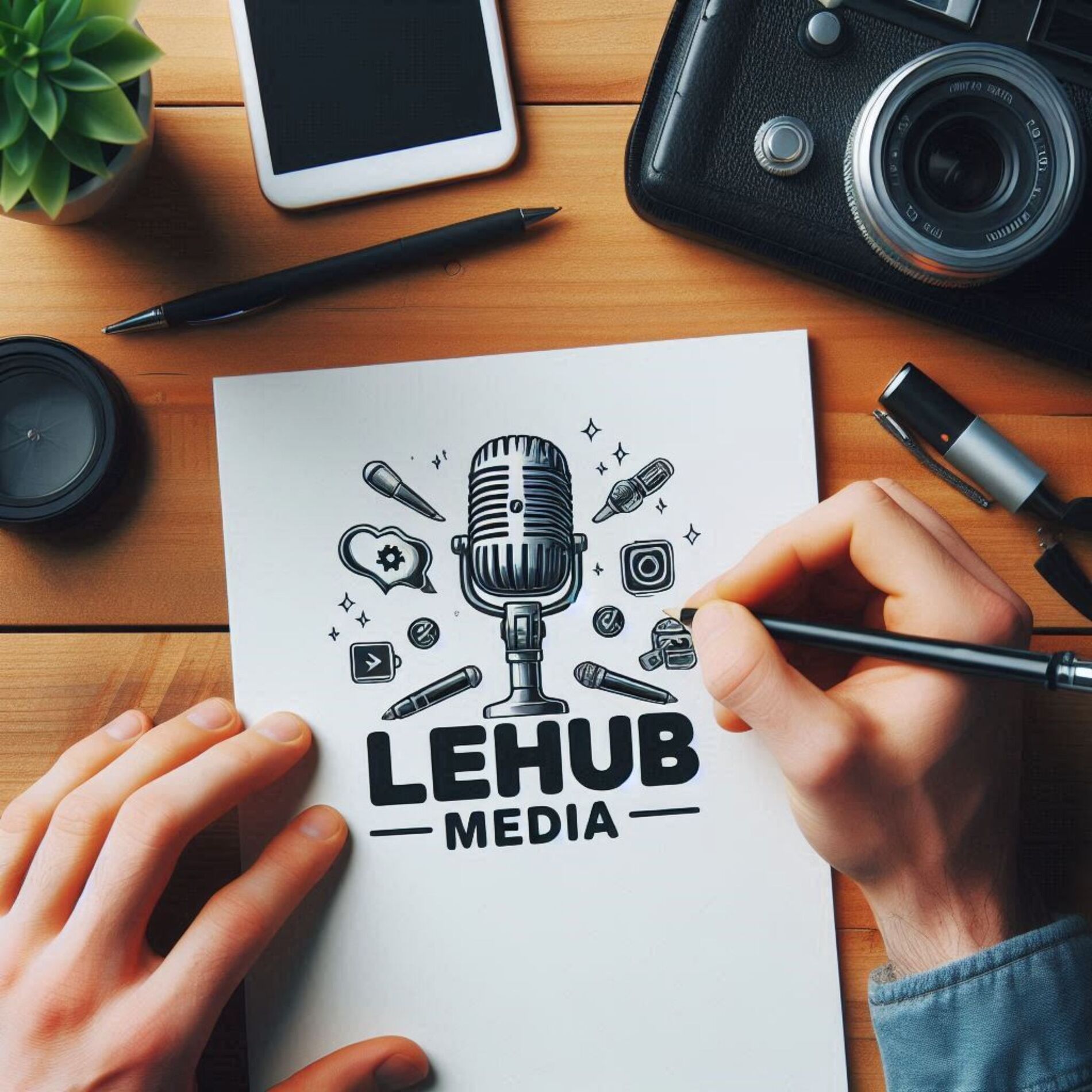 Show cover of LE HUB média