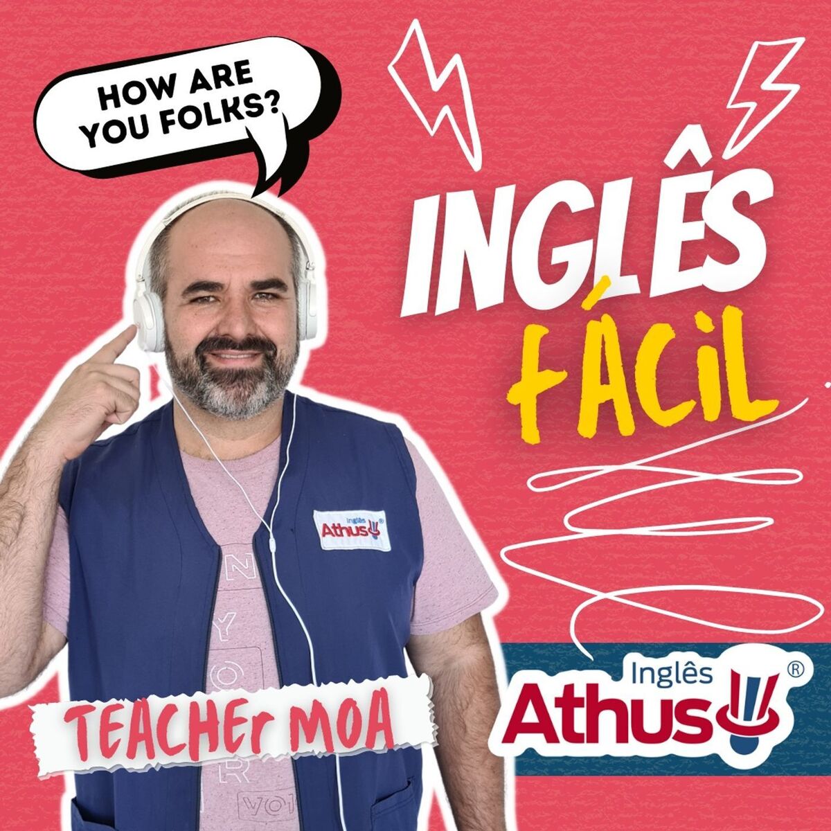 Show cover of Podcast da Athus: Inglês Fácil