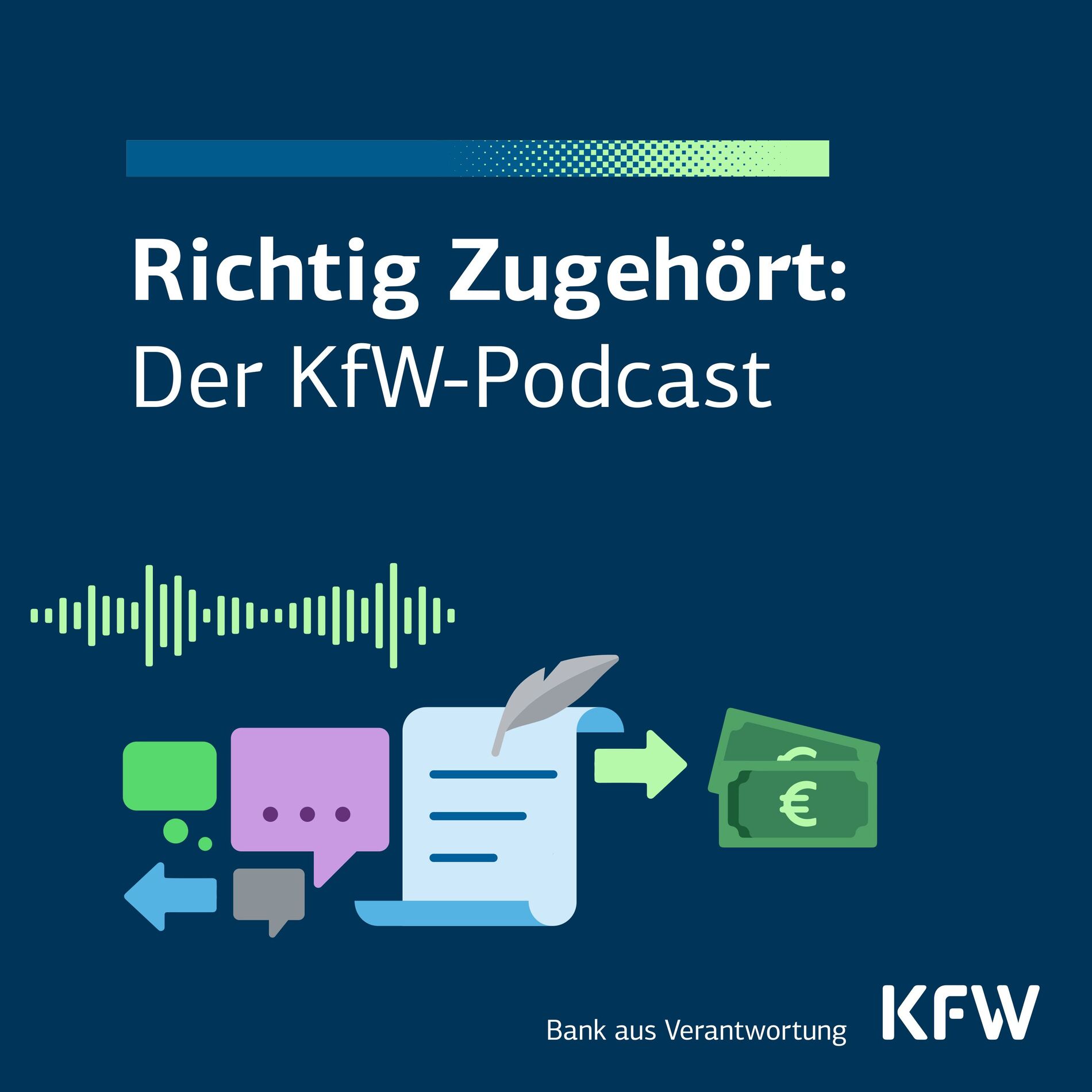Show cover of Richtig Zugehört: Der KfW-Podcast