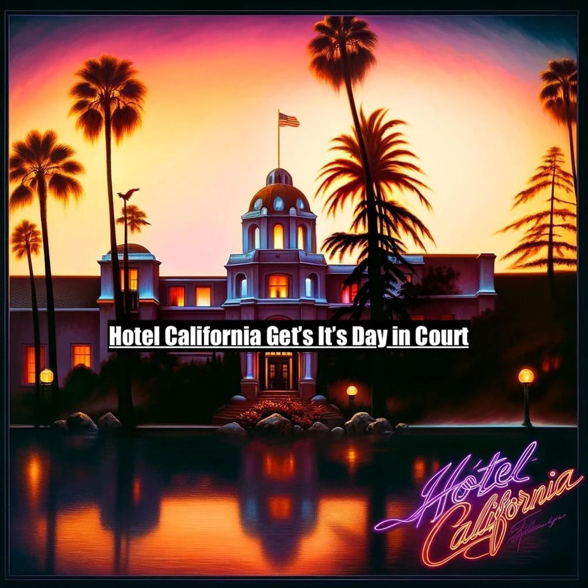 Show cover of Hotel California Get's It's Day in Court