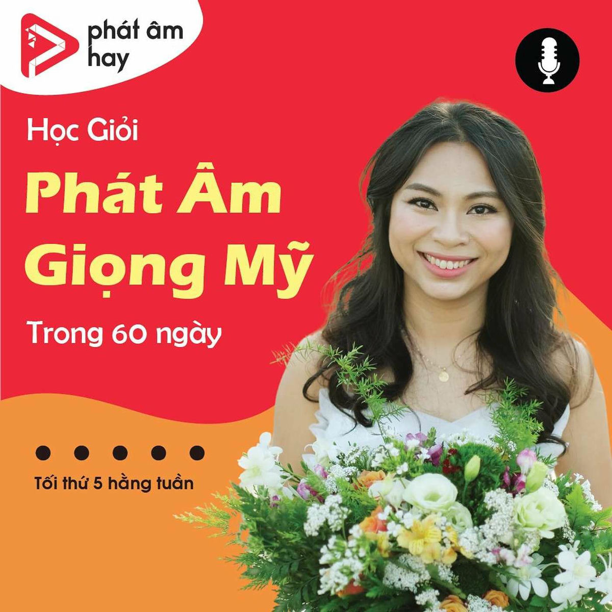 Show cover of Học Giỏi Phát Âm Giọng Mỹ Trong 60 Ngày