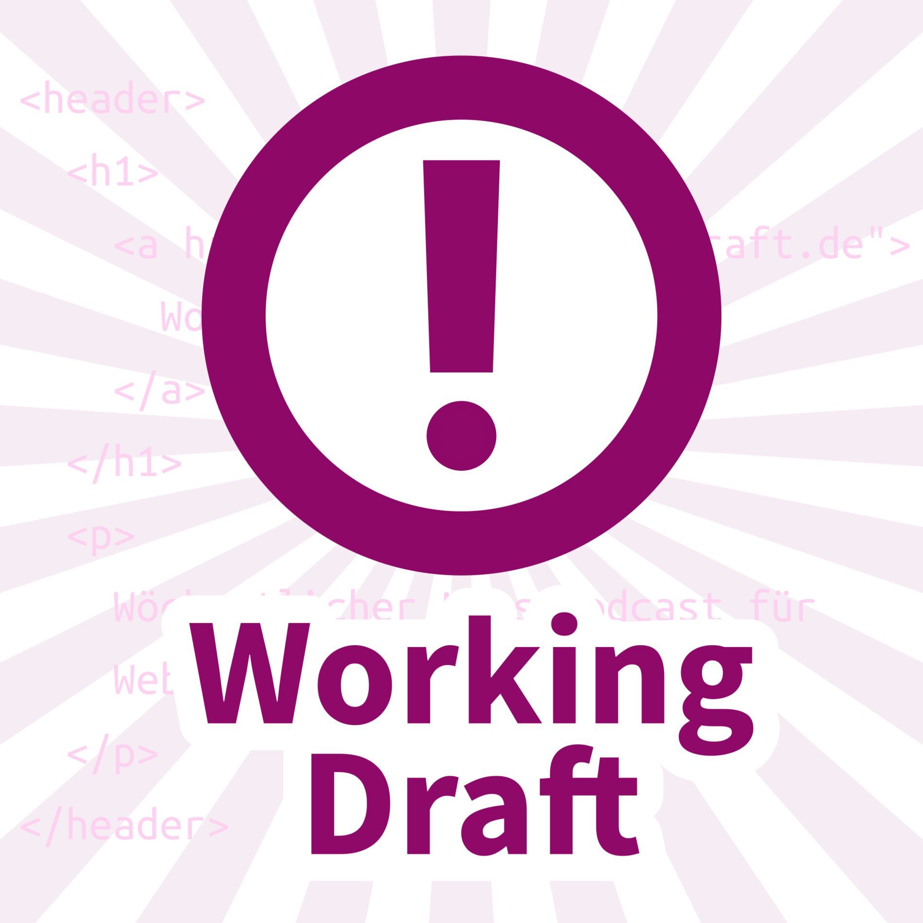 Show cover of Working Draft