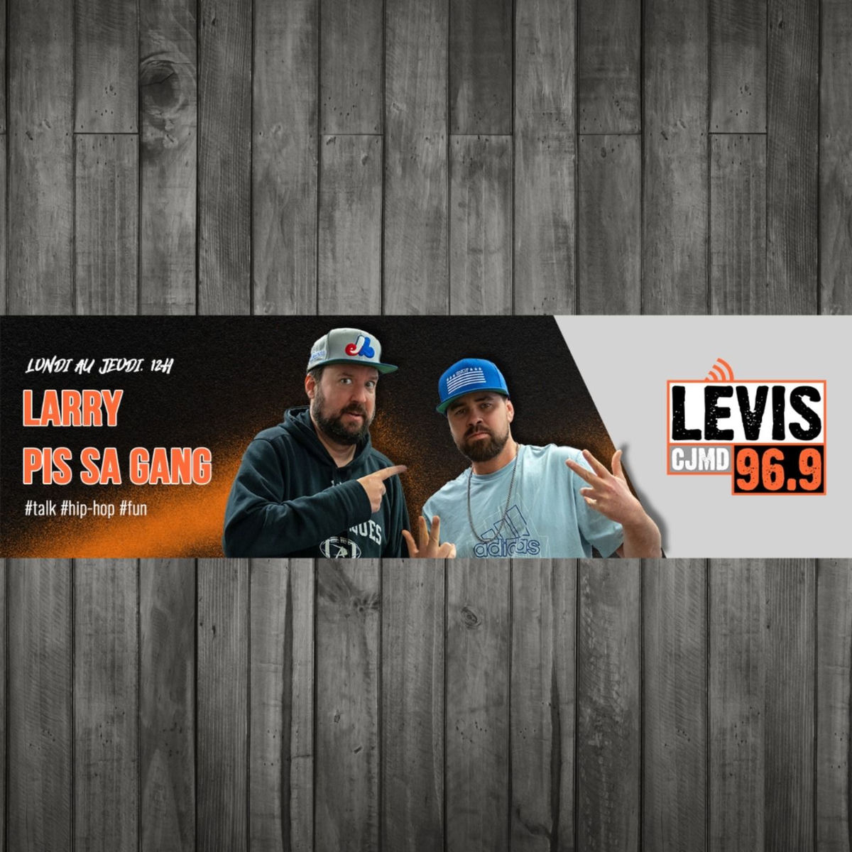 Show cover of LARRY PIS SA GANG | CJMD 96,9 LÉVIS