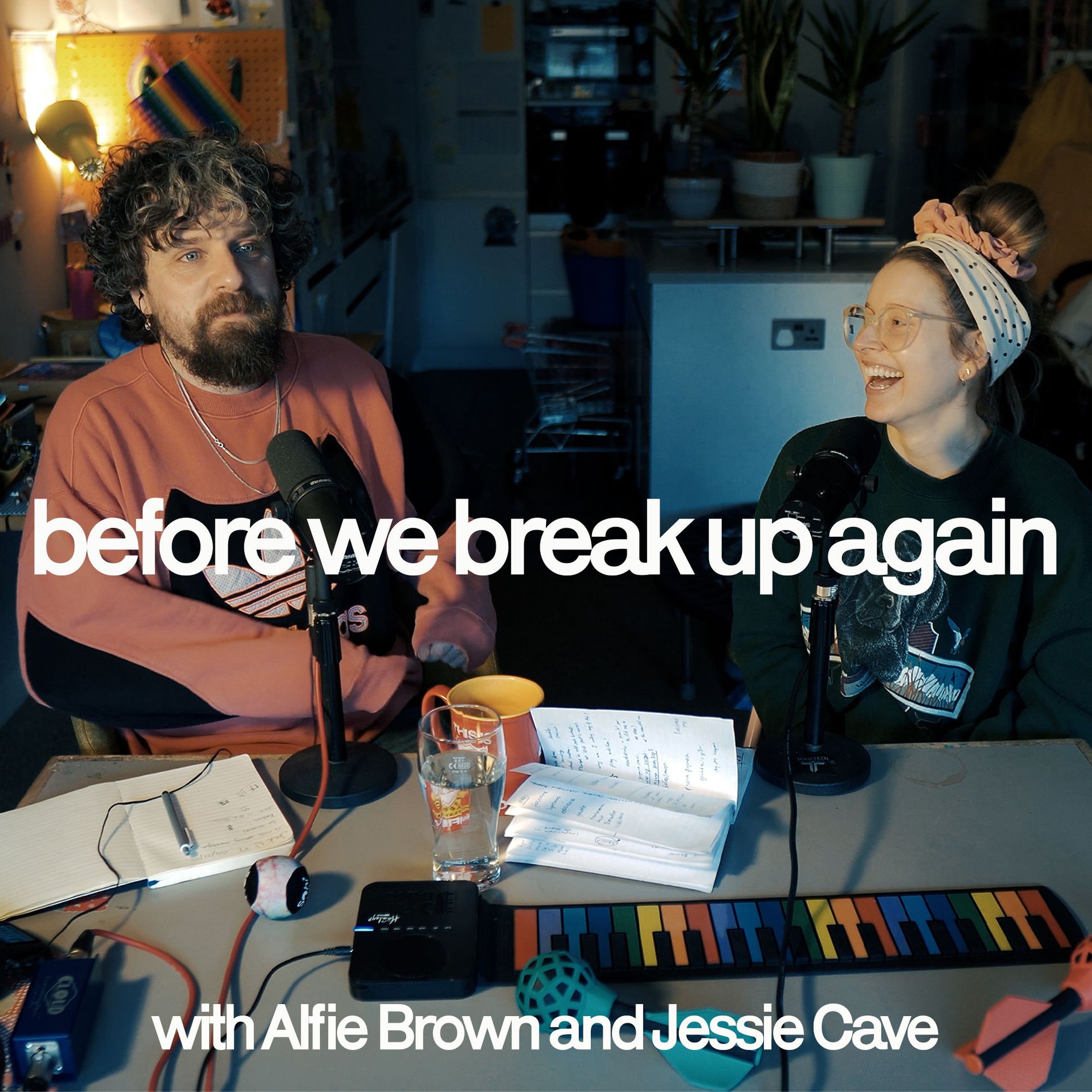 Show cover of before we break up again. with Alfie Brown and Jessie Cave