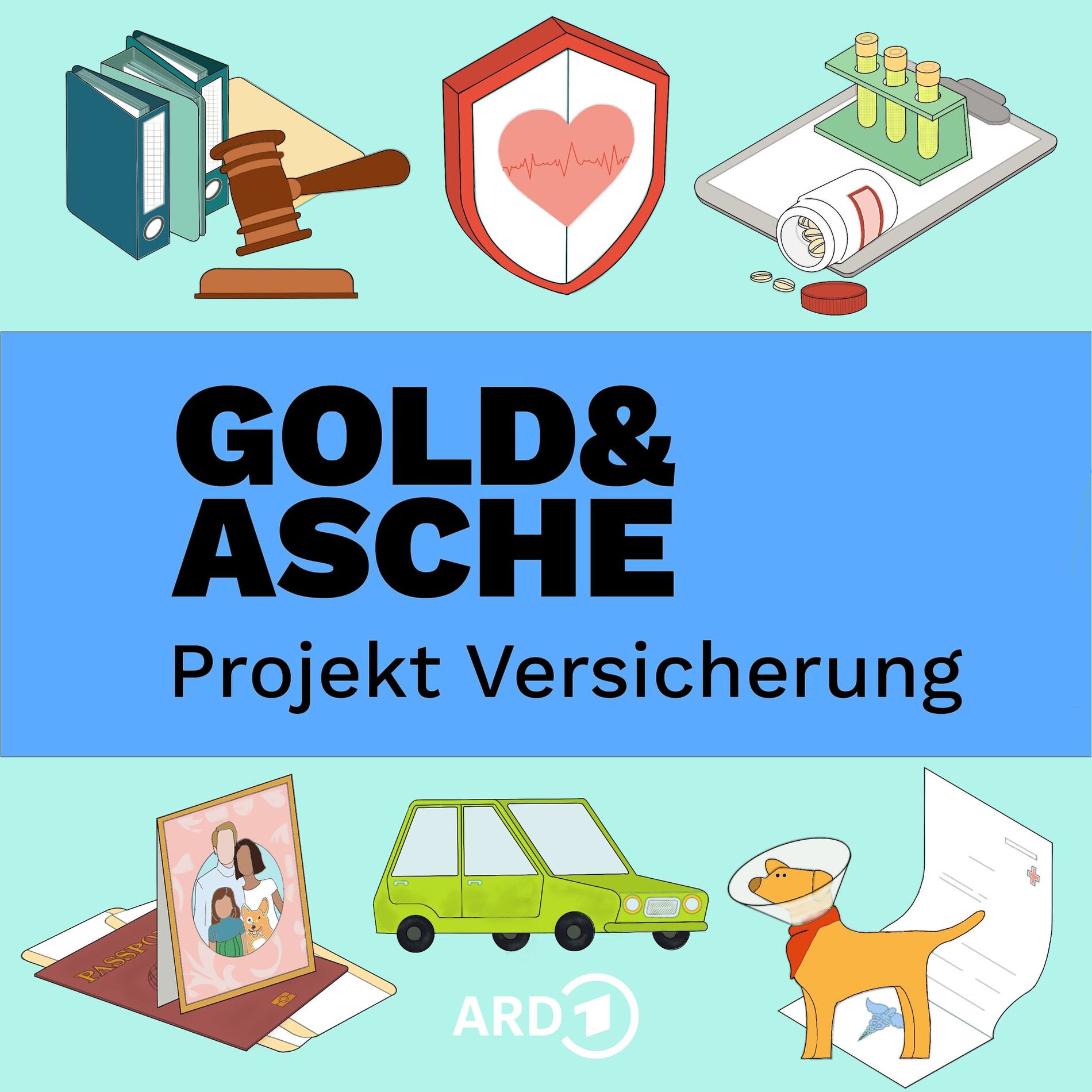 Show cover of Gold & Asche: Projekt Versicherung