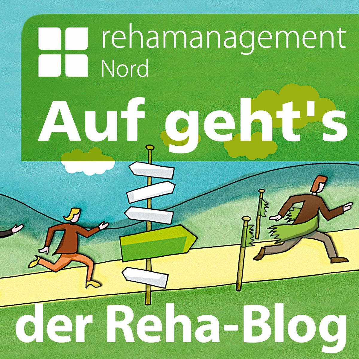 Show cover of Auf geht's - der Reha-Blog!