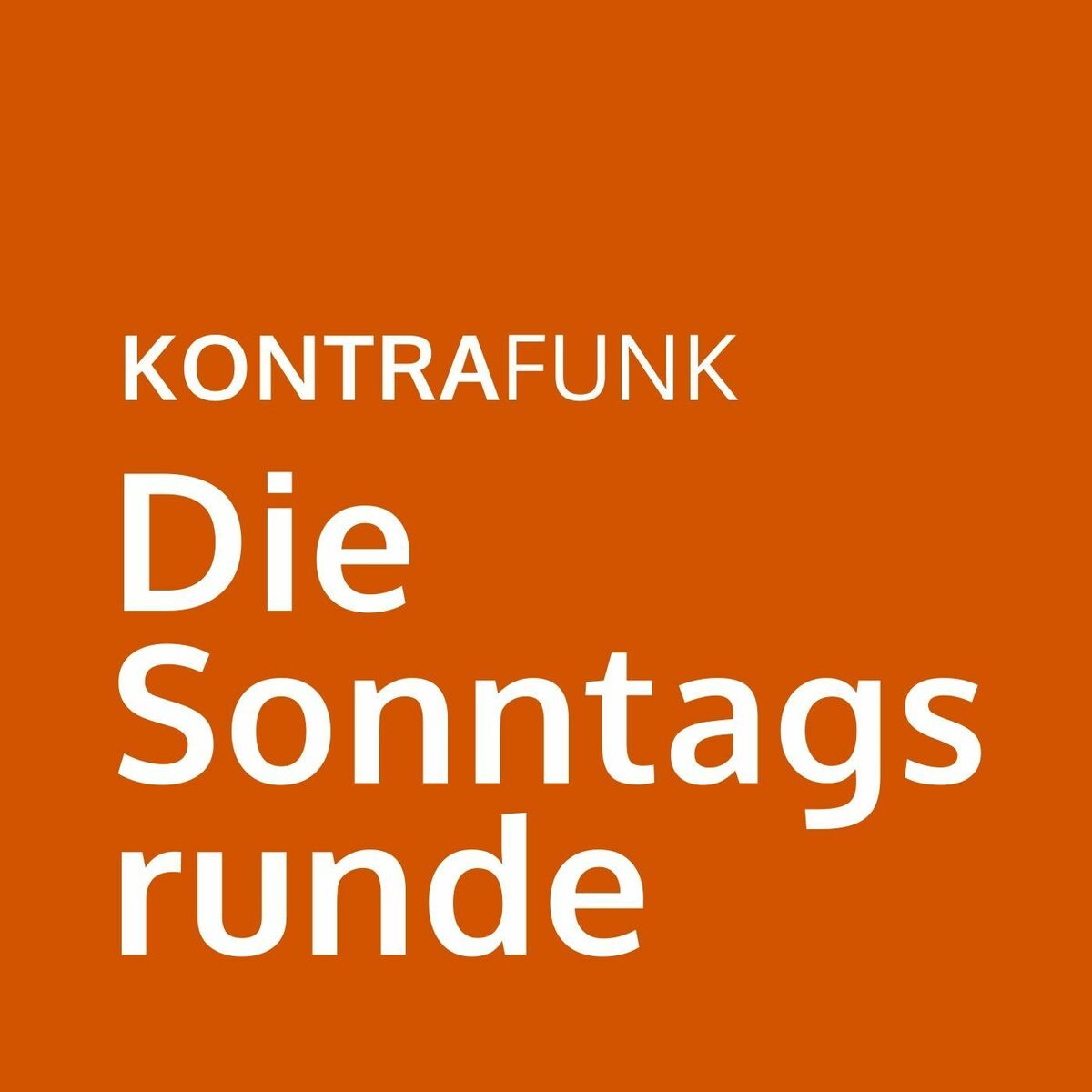 Show cover of Kontrafunk – Sonntagsrunde